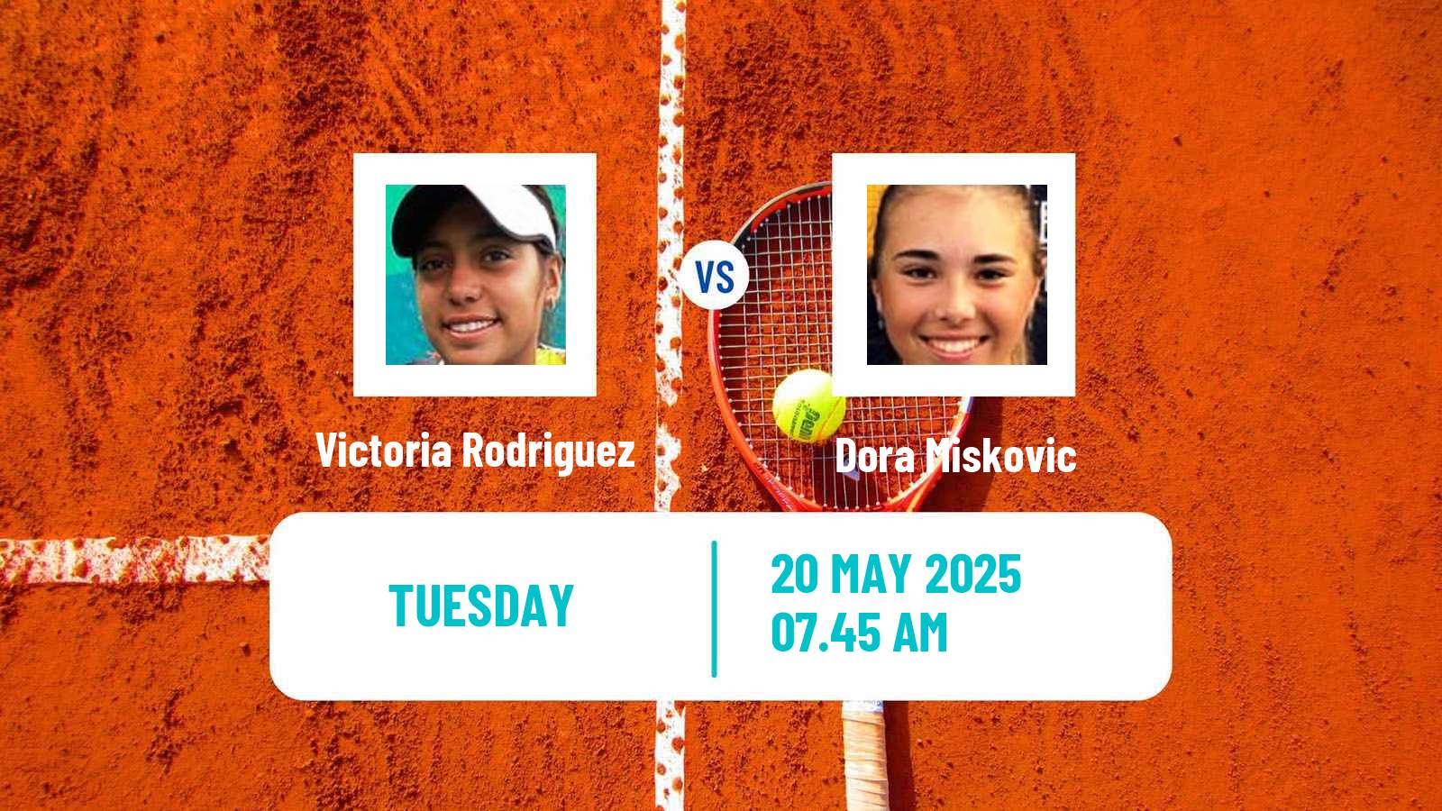 Tennis ITF W35 Bol Women Victoria Rodriguez - Dora Miskovic