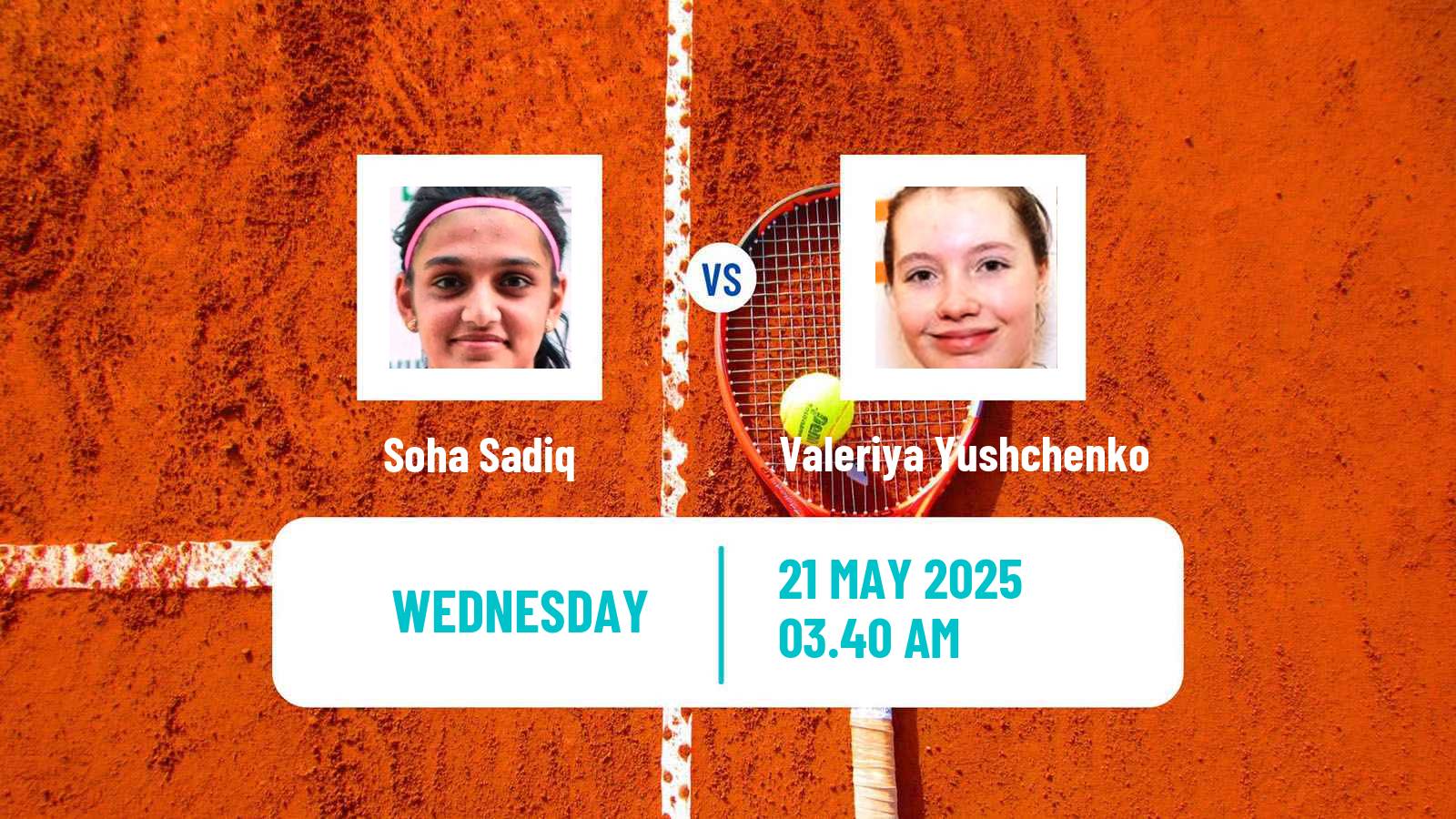 Tennis ITF W15 Tsaghkadzor 2 Women Soha Sadiq - Valeriya Yushchenko