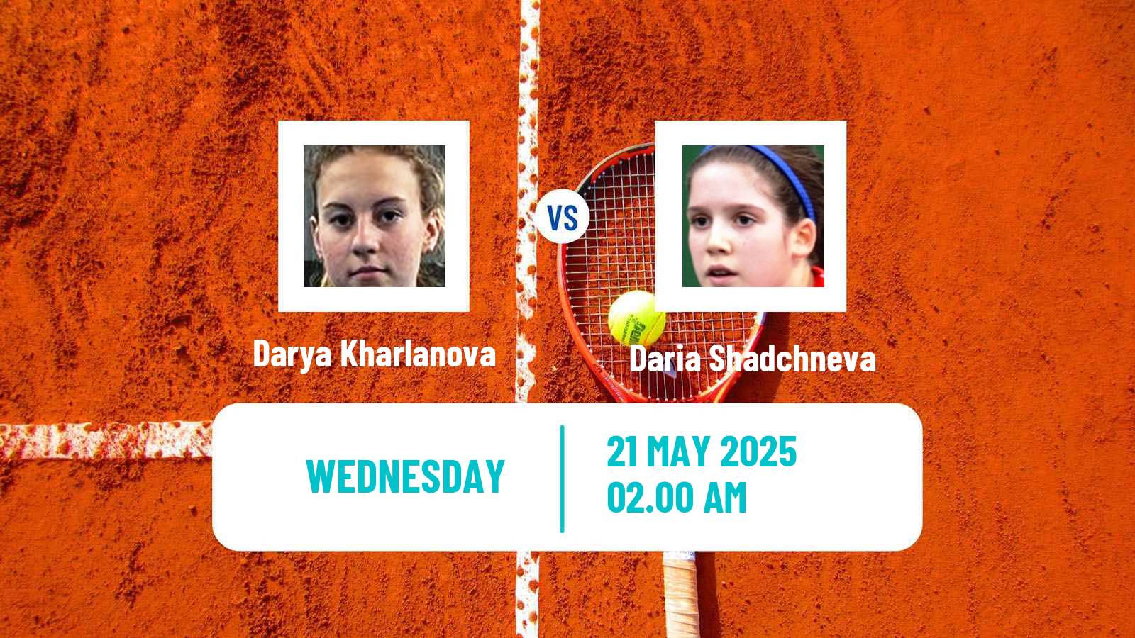 Tennis ITF W15 Tsaghkadzor 2 Women Darya Kharlanova - Daria Shadchneva