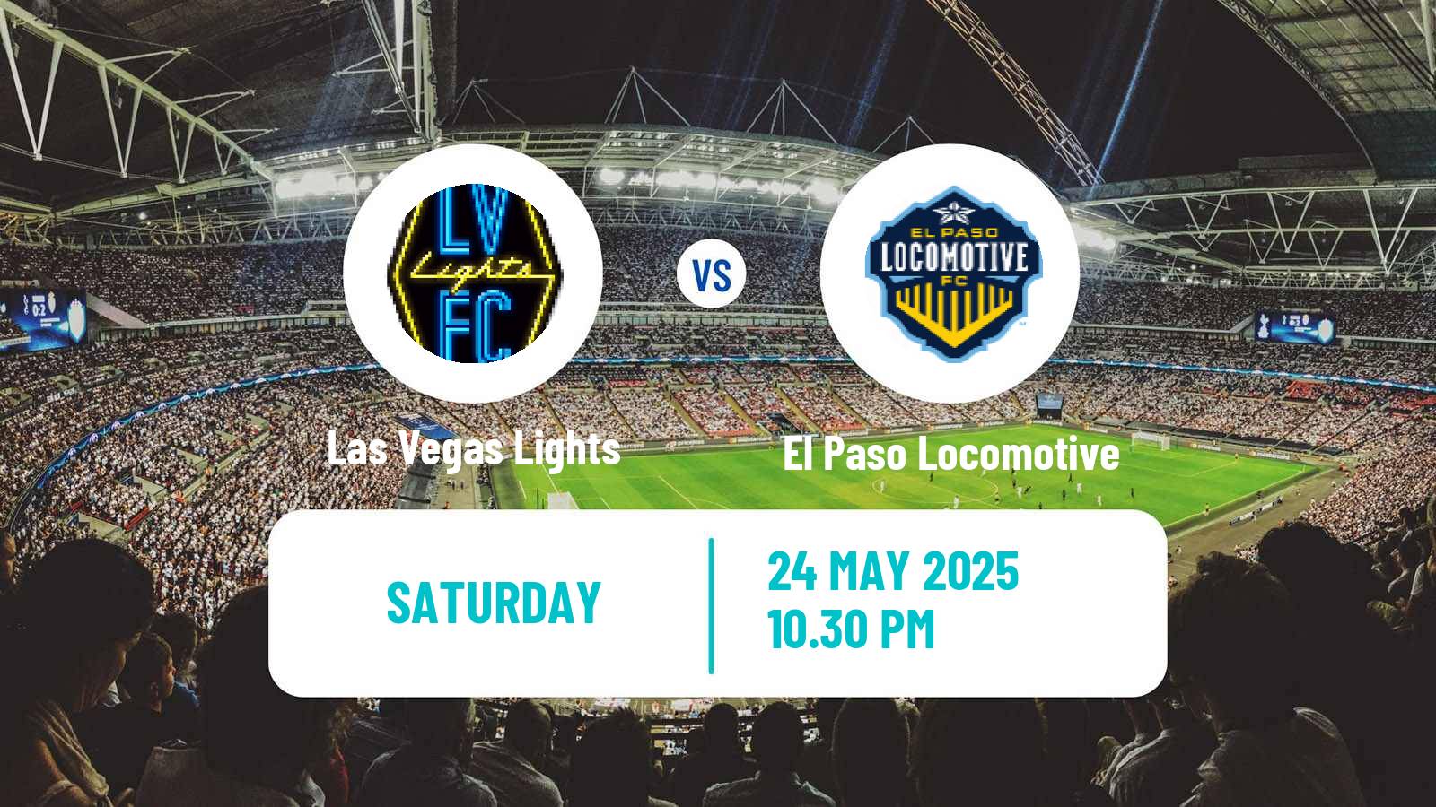 Soccer USL Championship Las Vegas Lights - El Paso Locomotive
