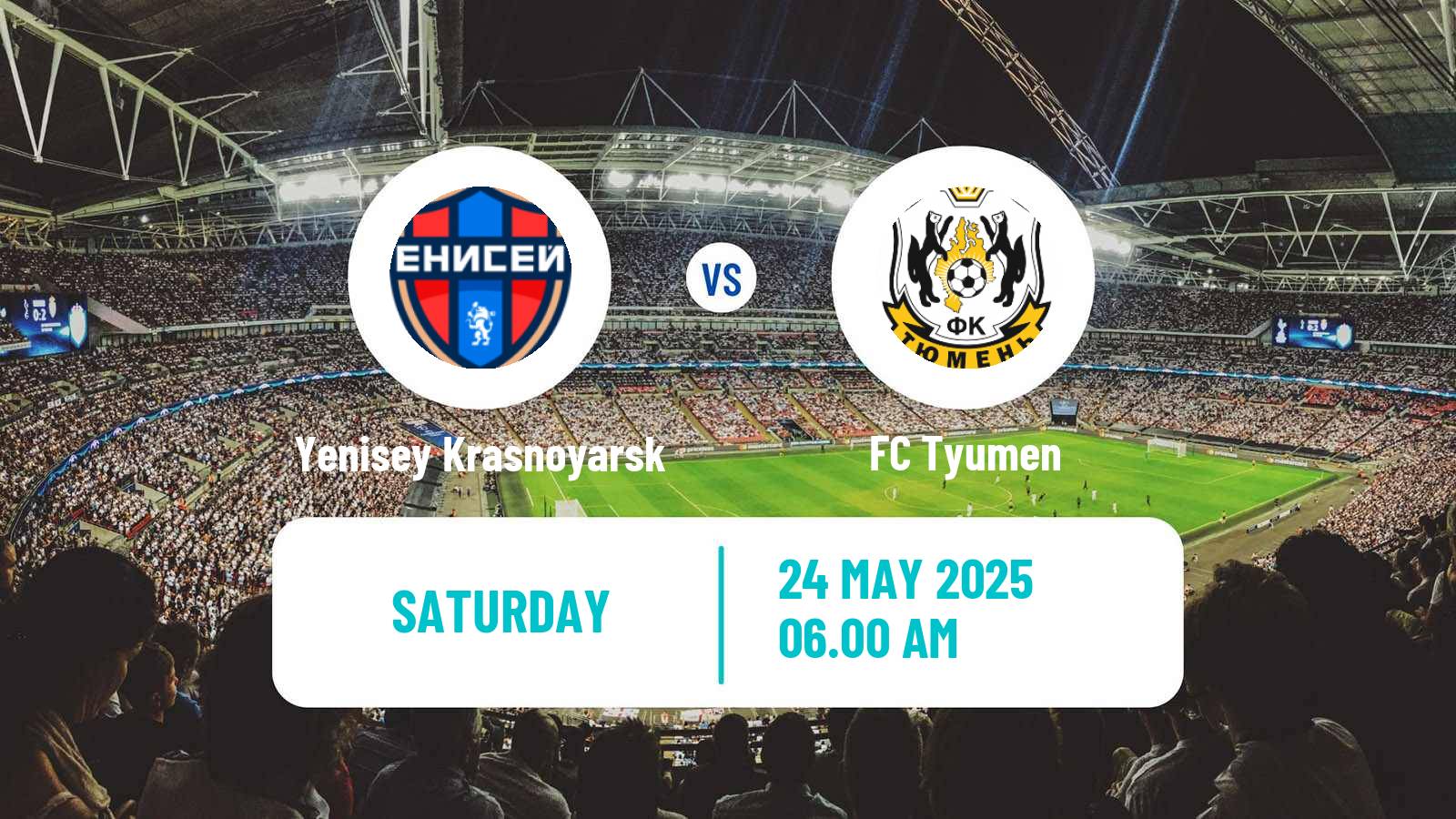 Soccer Russian FNL Yenisey Krasnoyarsk - Tyumen