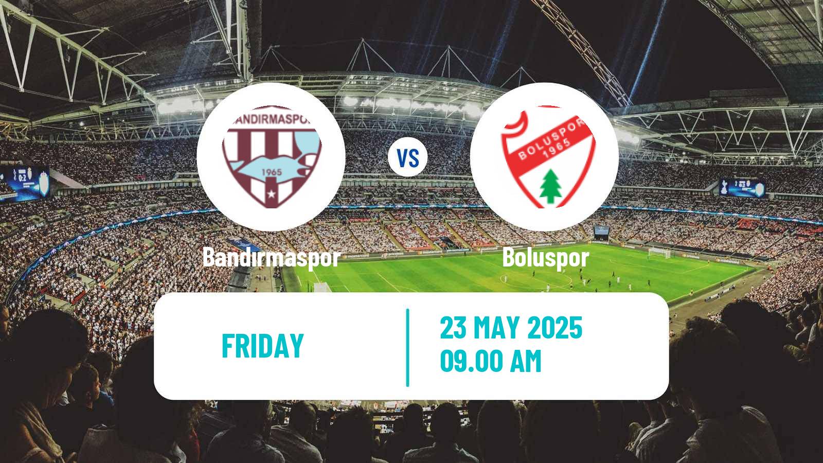 Soccer Turkish First League Bandırmaspor - Boluspor