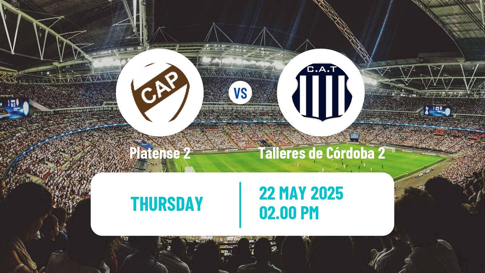 Soccer Argentinian Reserve League Platense 2 - Talleres de Córdoba 2
