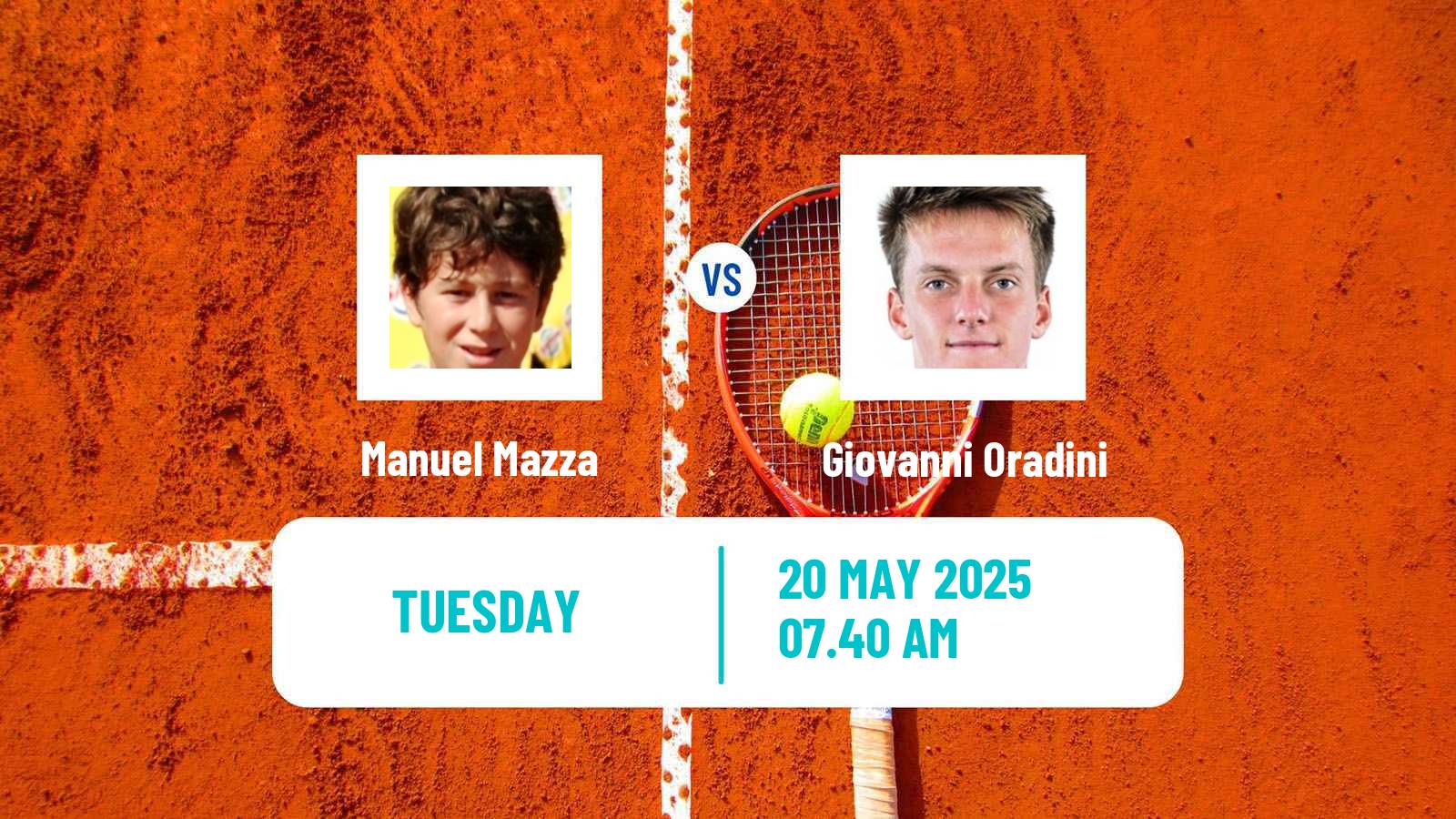 Tennis ITF M25 Cervia Men Manuel Mazza - Giovanni Oradini