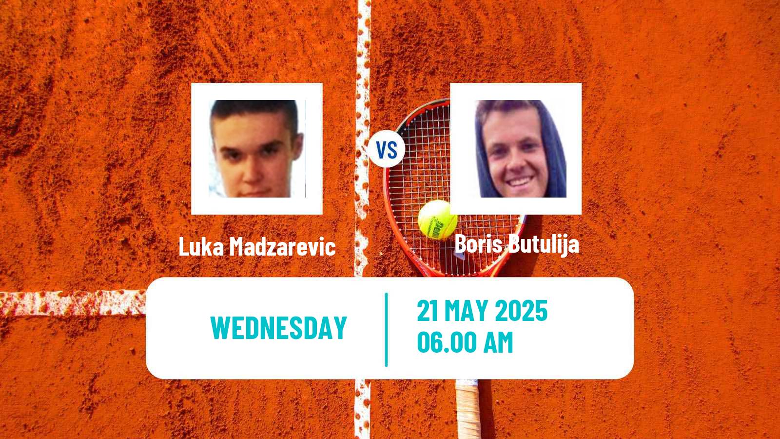 Tennis ITF M15 Kursumlijska Banja 4 Men Luka Madzarevic - Boris Butulija