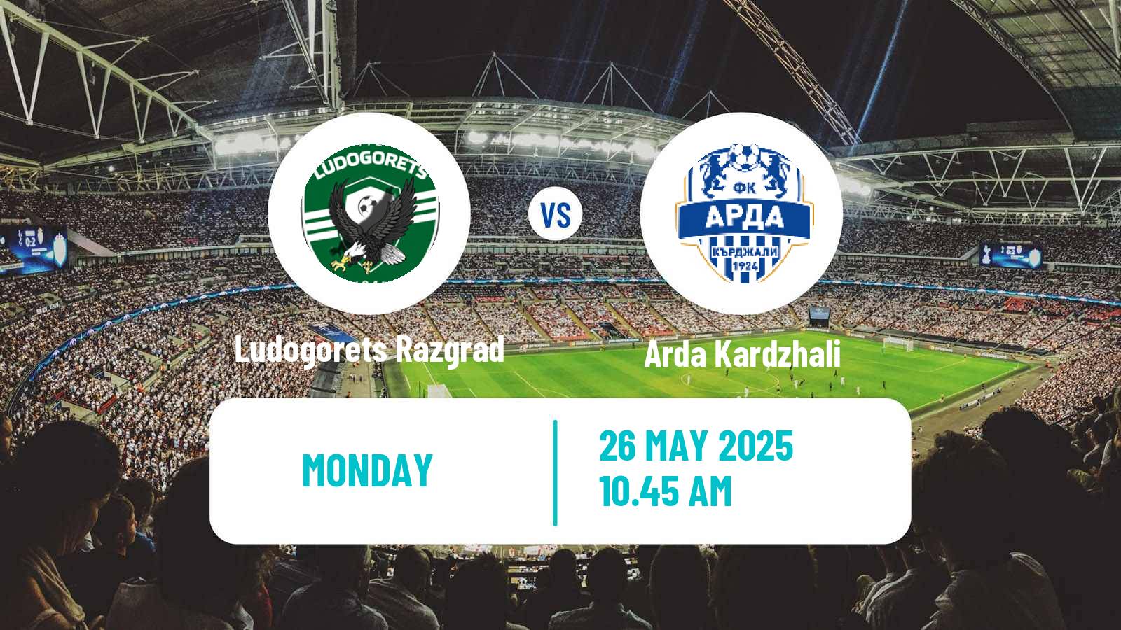Soccer Bulgarian Parva Liga Ludogorets Razgrad - Arda Kardzhali