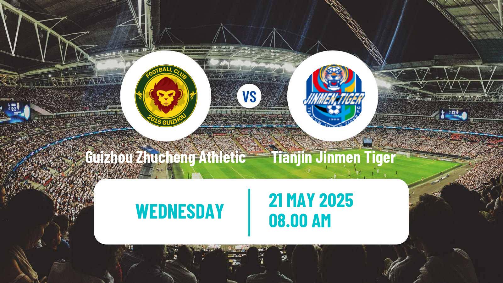 Soccer Chinese FA Cup Guizhou Zhucheng Athletic - Tianjin Jinmen Tiger