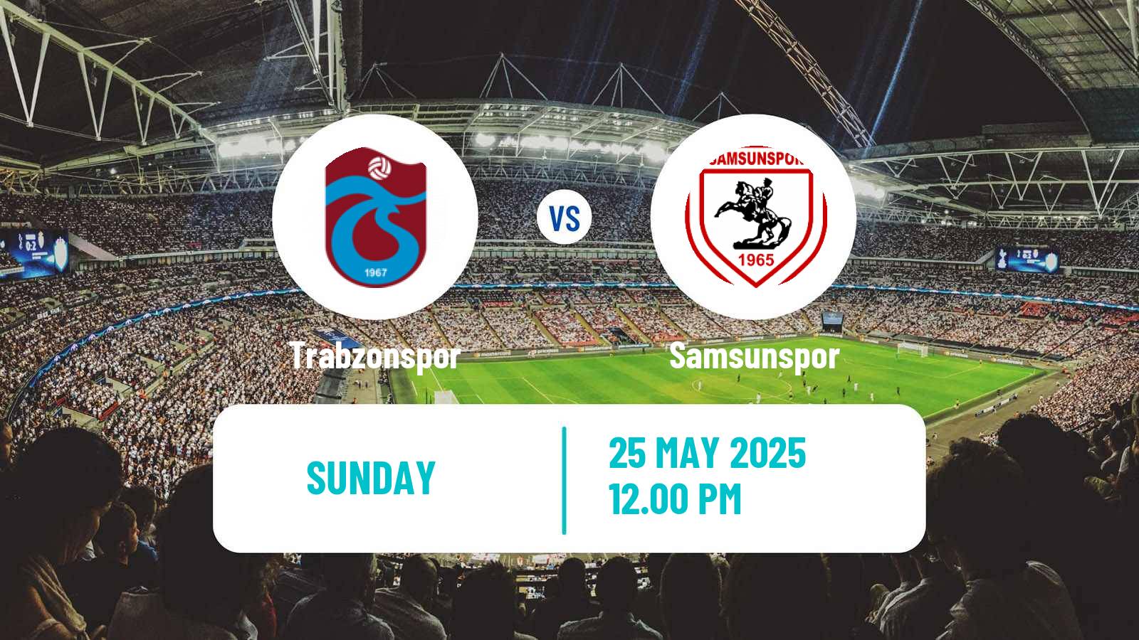 Soccer Turkish Super League Trabzonspor - Samsunspor