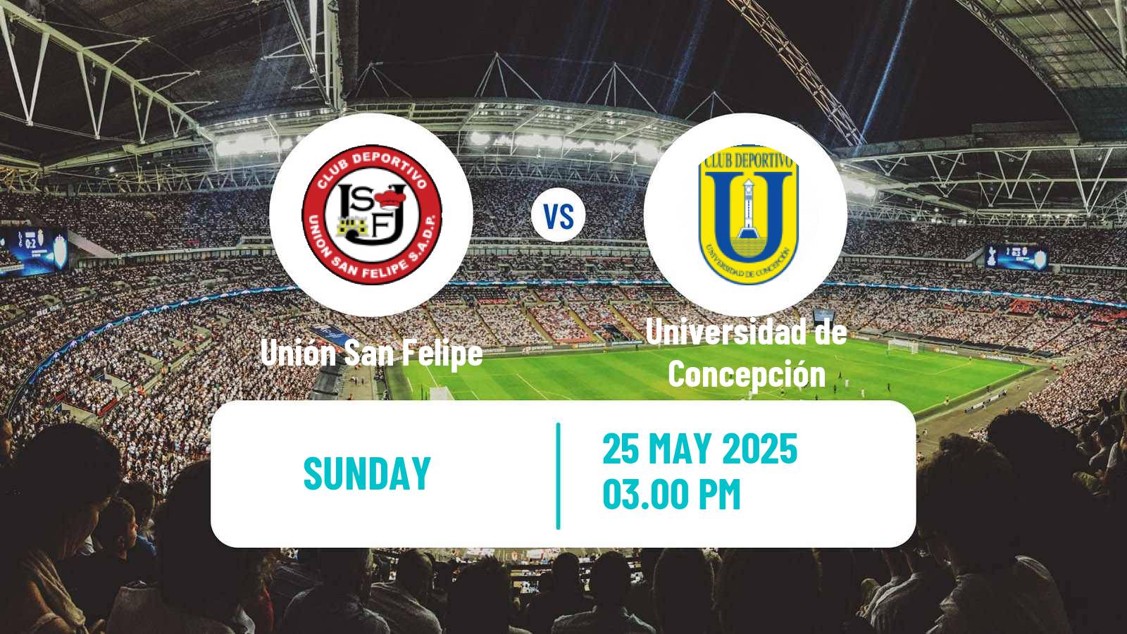 Soccer Chilean Primera B Unión San Felipe - Universidad de Concepción