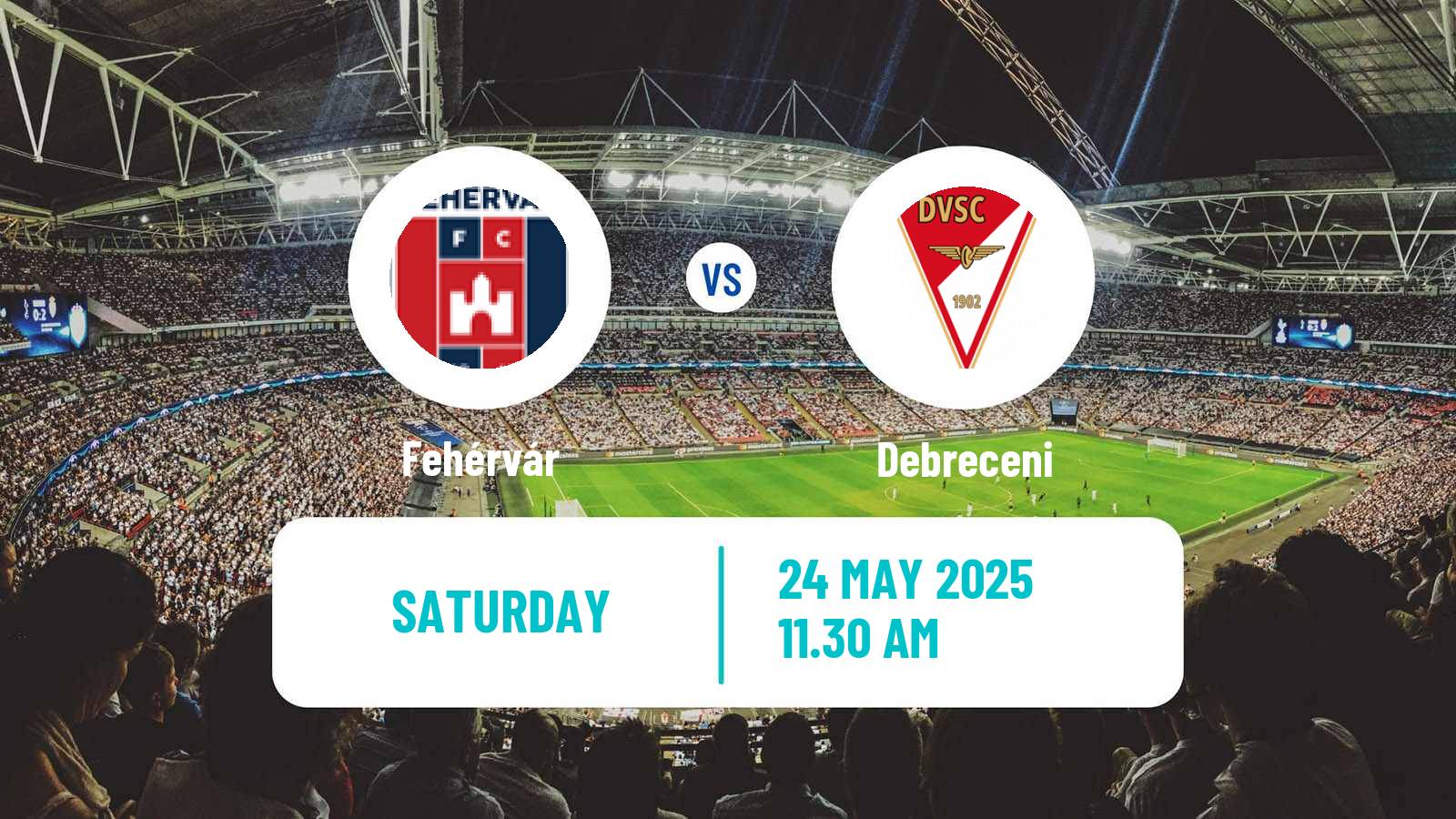 Soccer Hungarian NB I Fehérvár - Debreceni