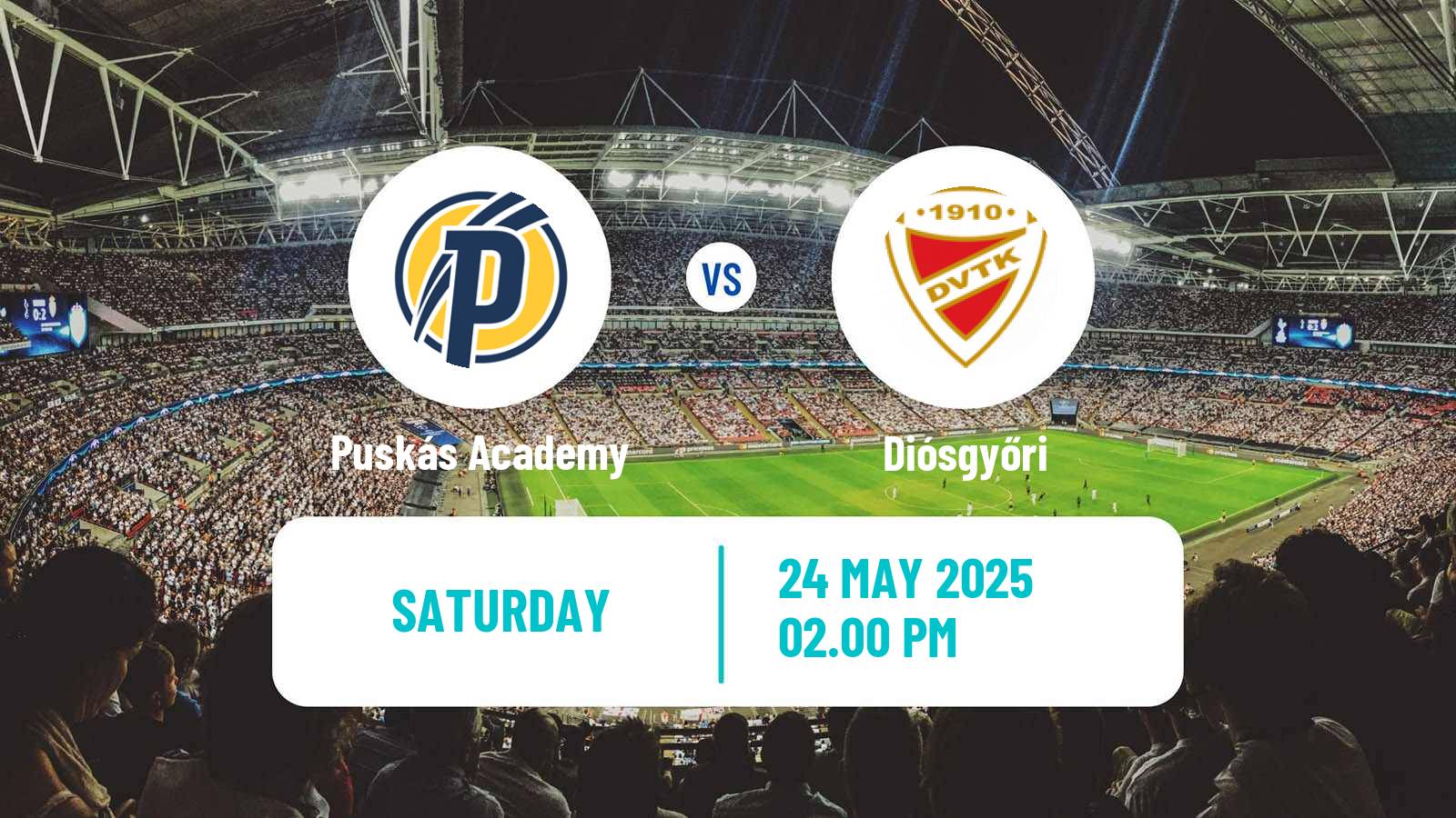 Soccer Hungarian NB I Puskás Academy - Diósgyőri