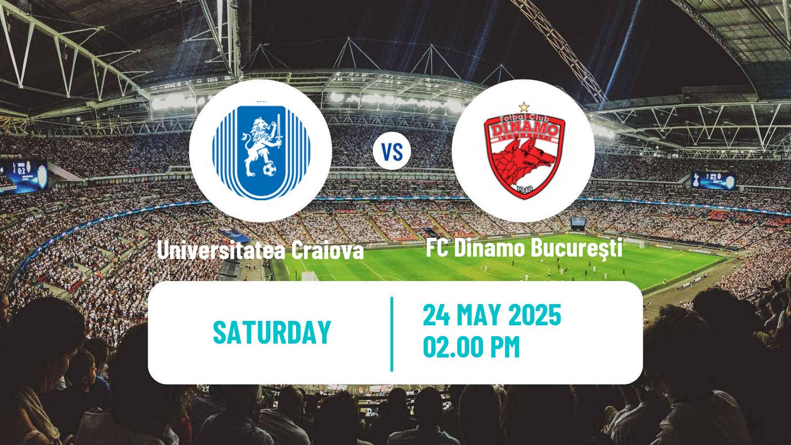 Soccer Romanian Liga 1 Universitatea Craiova - FC Dinamo Bucureşti