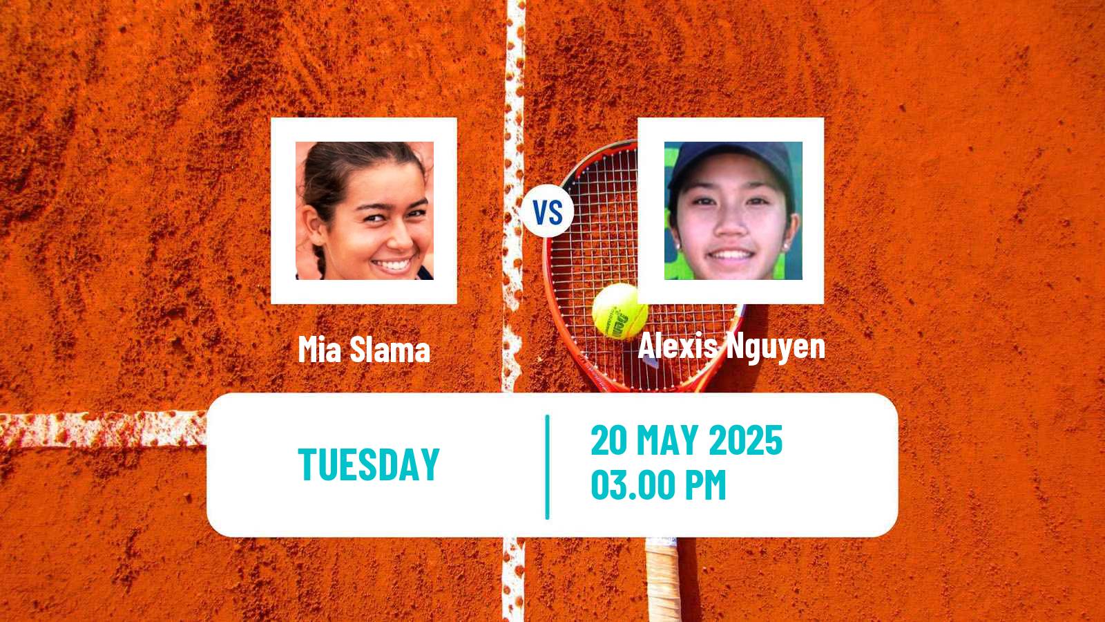 Tennis ITF W35 Orlando Fl Women Mia Slama - Alexis Nguyen