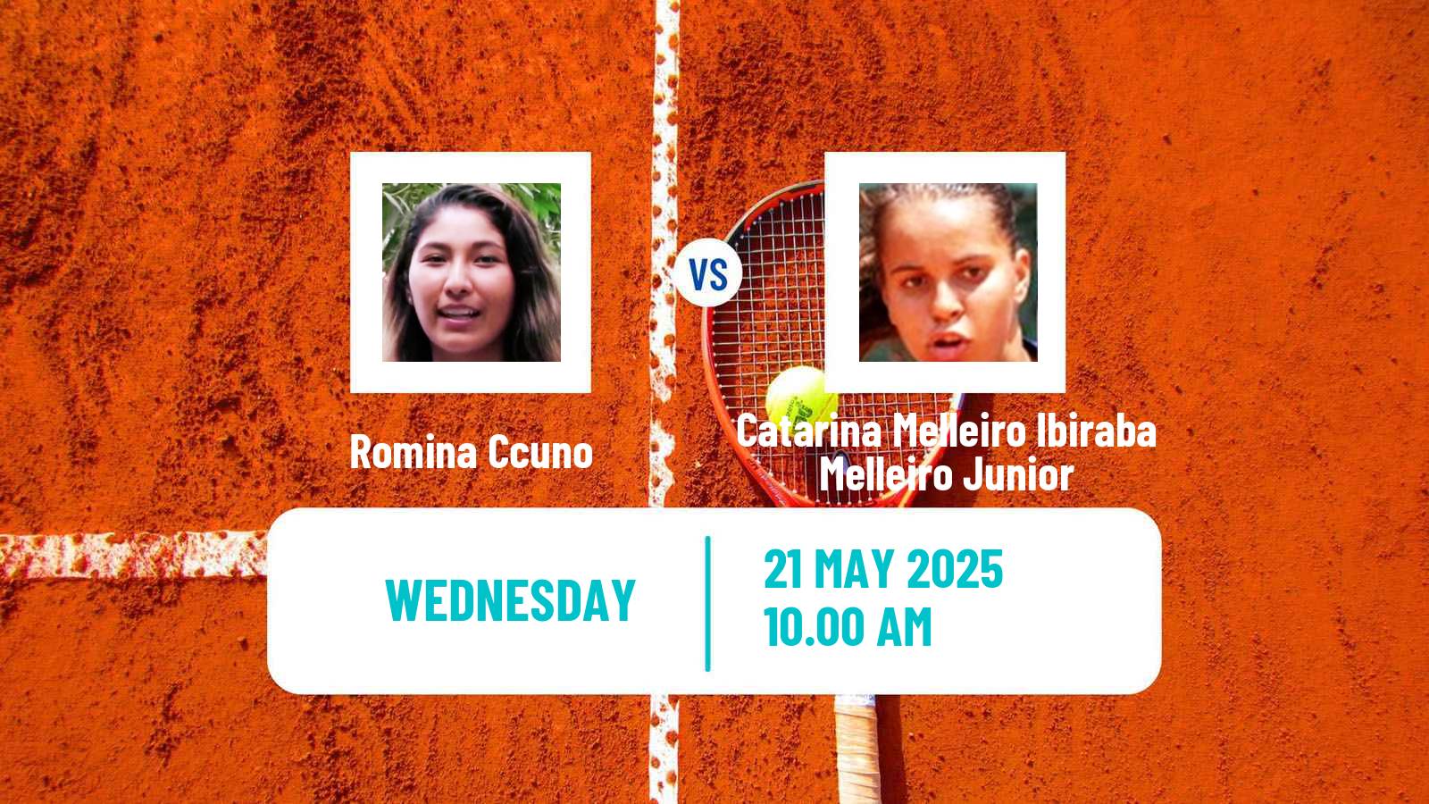 Tennis ITF W15 Trelew 2 Women Romina Ccuno - Catarina Melleiro Ibiraba Melleiro Junior