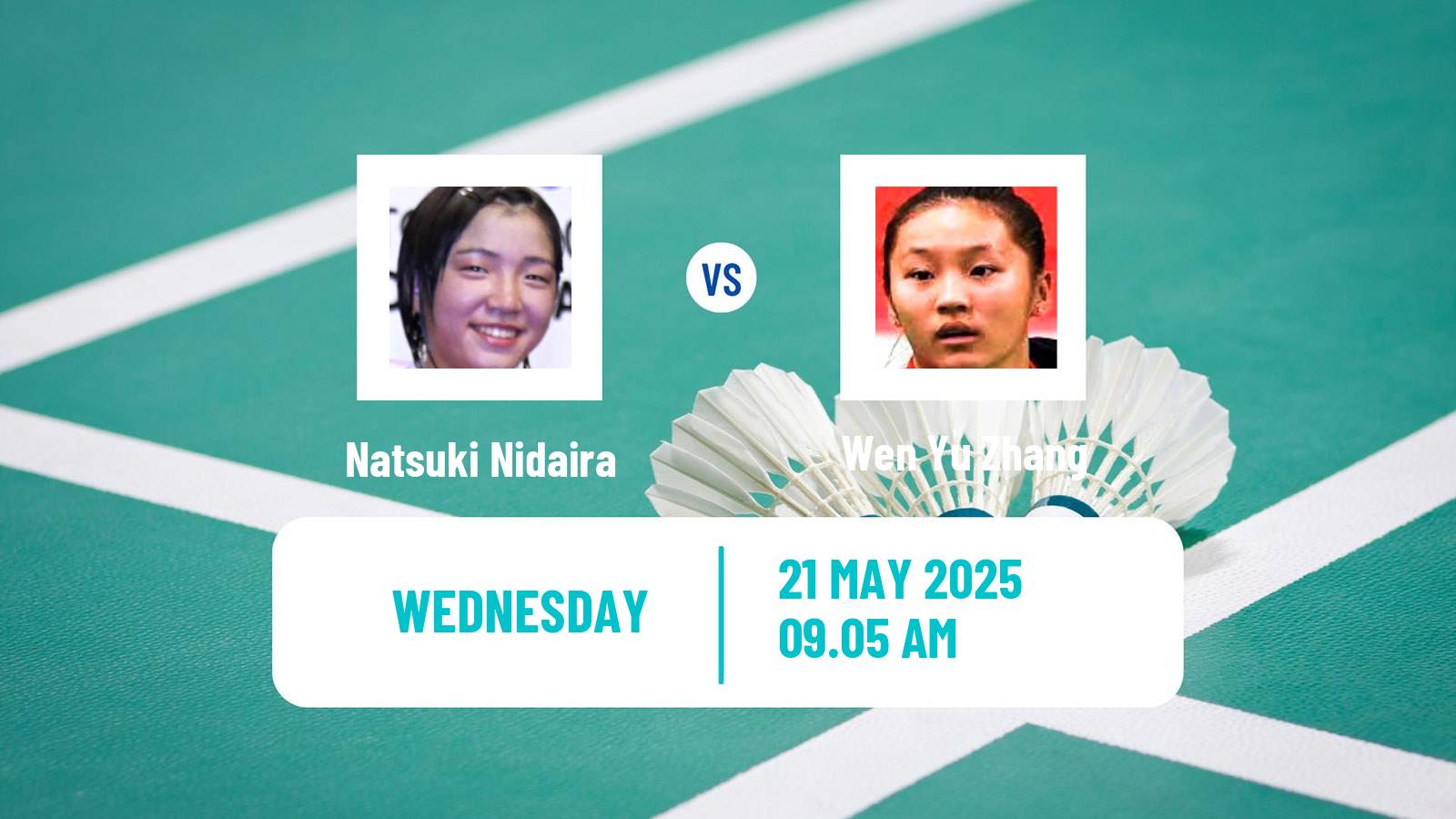 Badminton BWF World Tour Malaysia Masters Women Natsuki Nidaira - Wen Yu Zhang