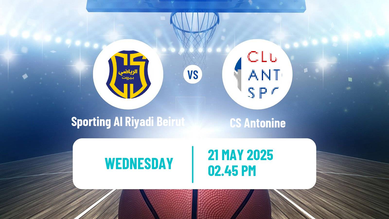 Basketball Lebanese Division 1 Basketball Sporting Al Riyadi Beirut - Antonine