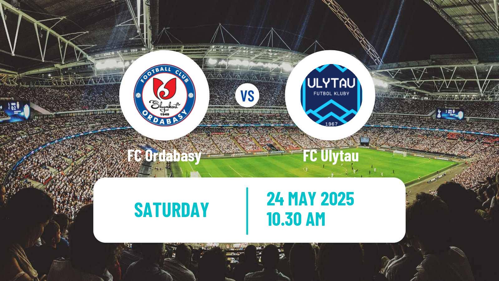 Soccer Kazakh Premier League Ordabasy - Ulytau