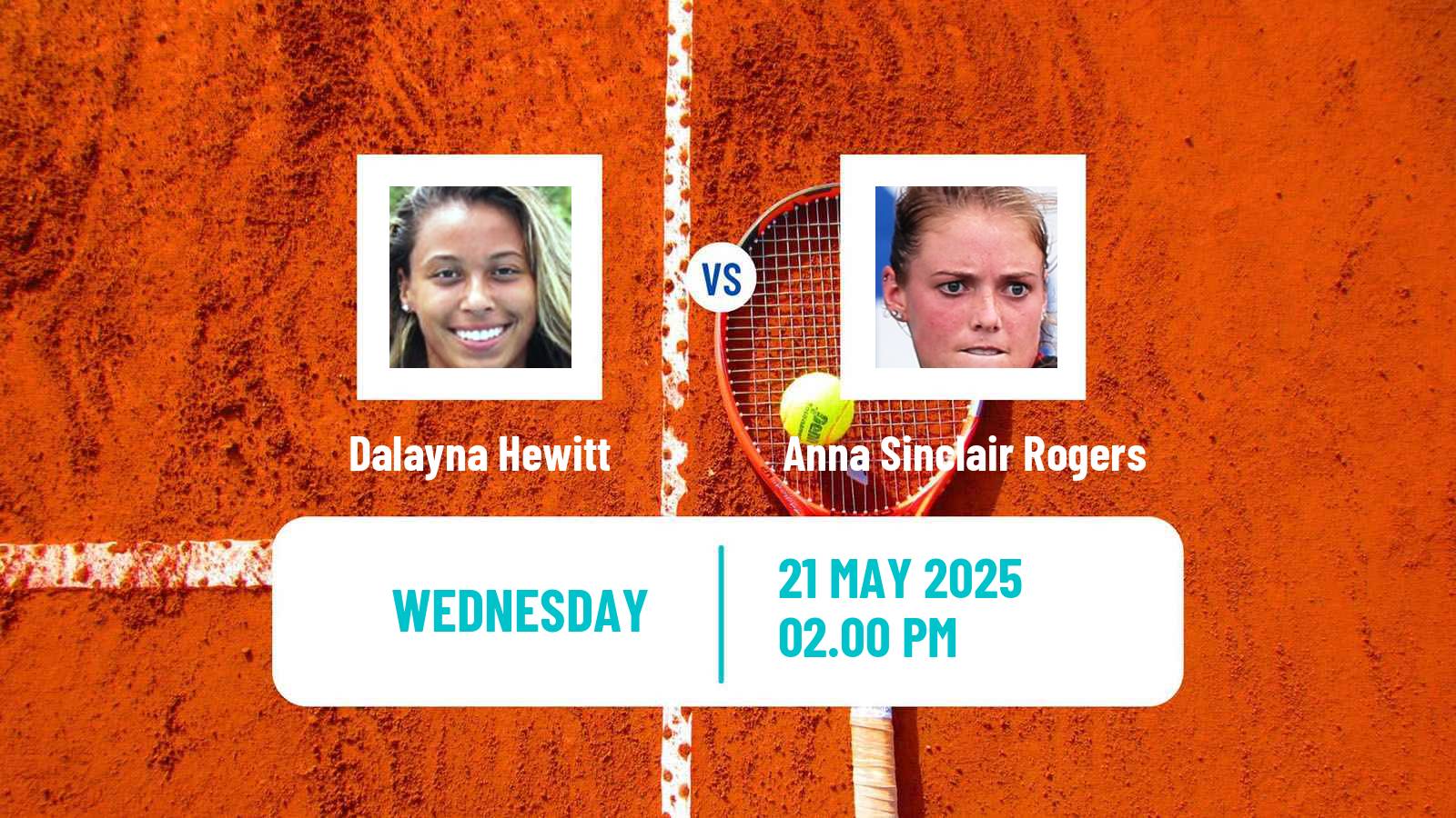 Tennis ITF W50 Pelham Women Dalayna Hewitt - Anna Sinclair Rogers