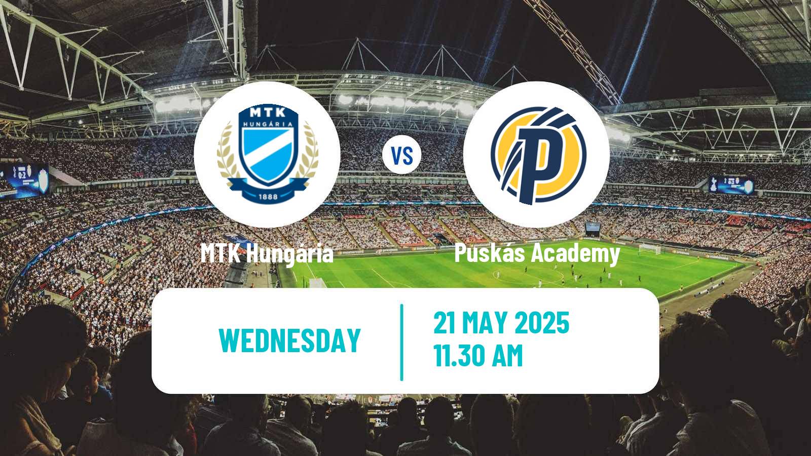 Soccer Hungarian NB I Women MTK Hungária - Puskás Academy