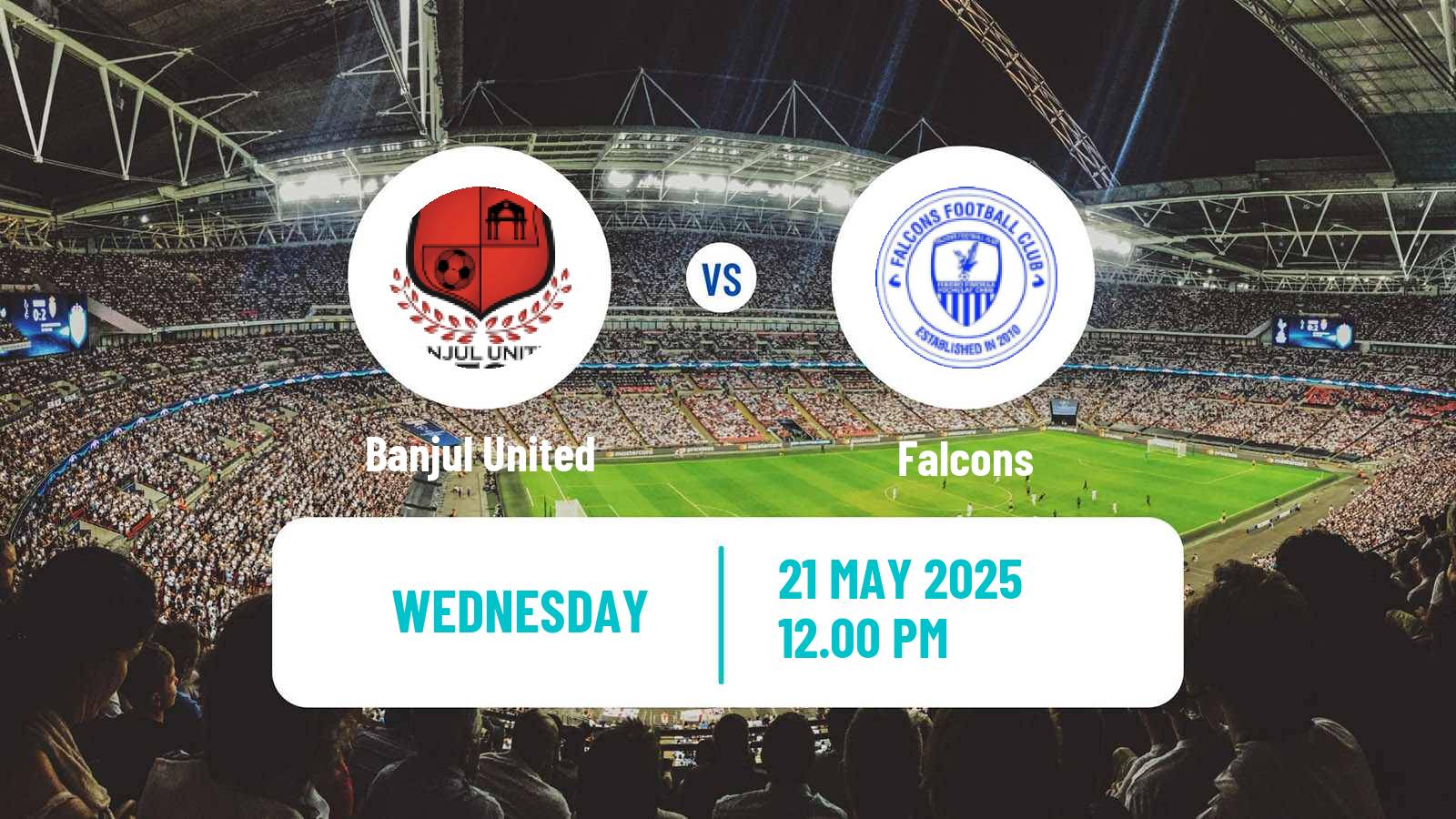 Soccer Gambian GFA League Banjul United - Falcons