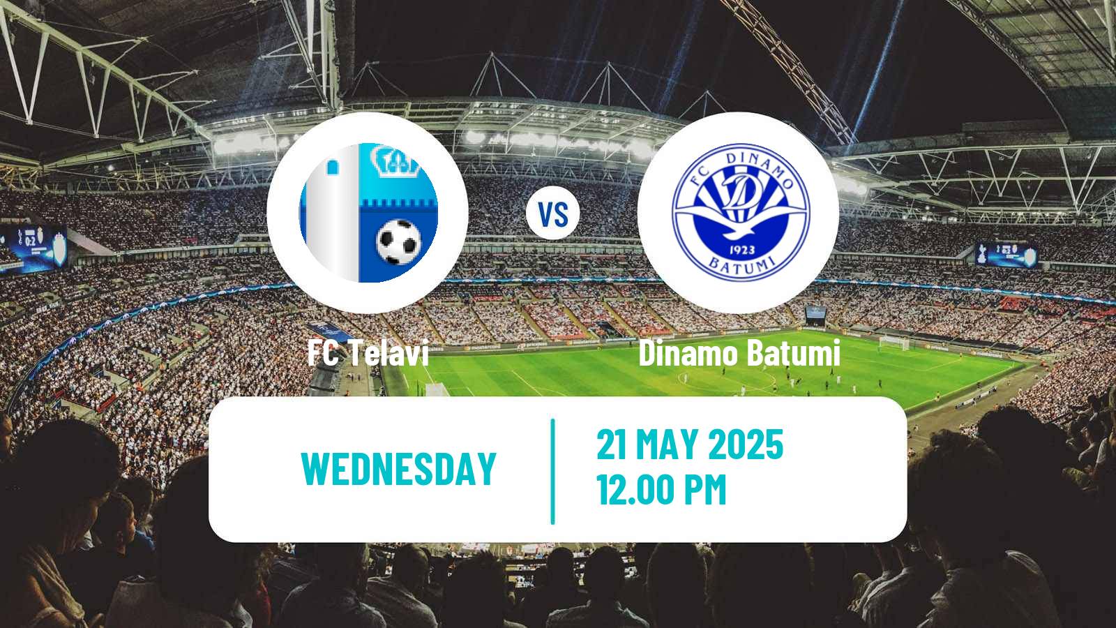 Soccer Georgian Erovnuli Liga Telavi - Dinamo Batumi