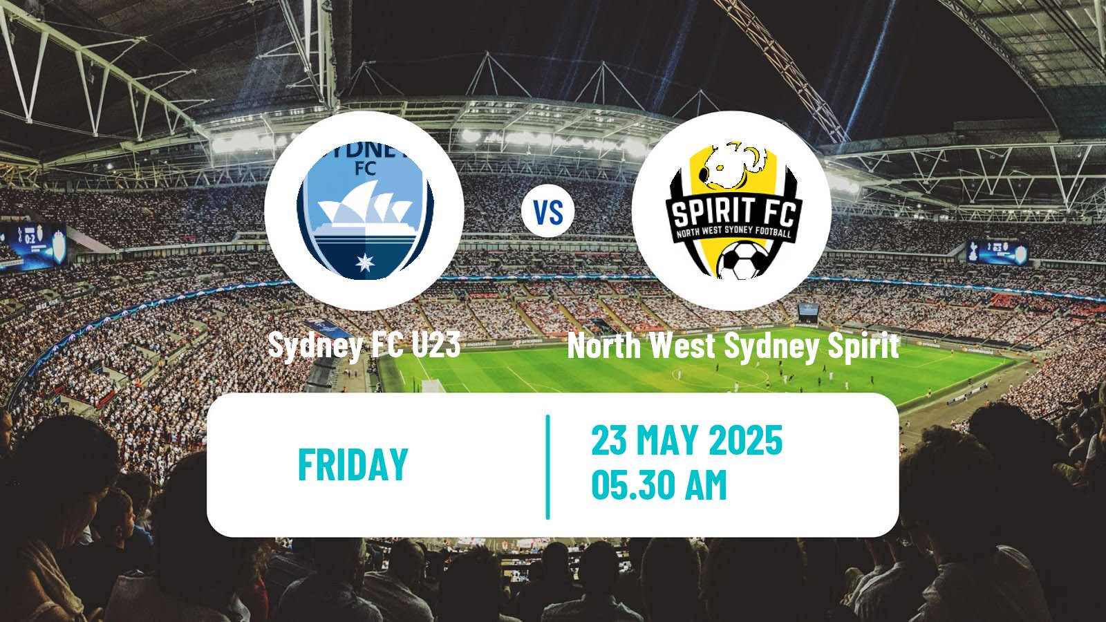 Soccer Australian NPL NSW Sydney FC U23 - North West Sydney Spirit