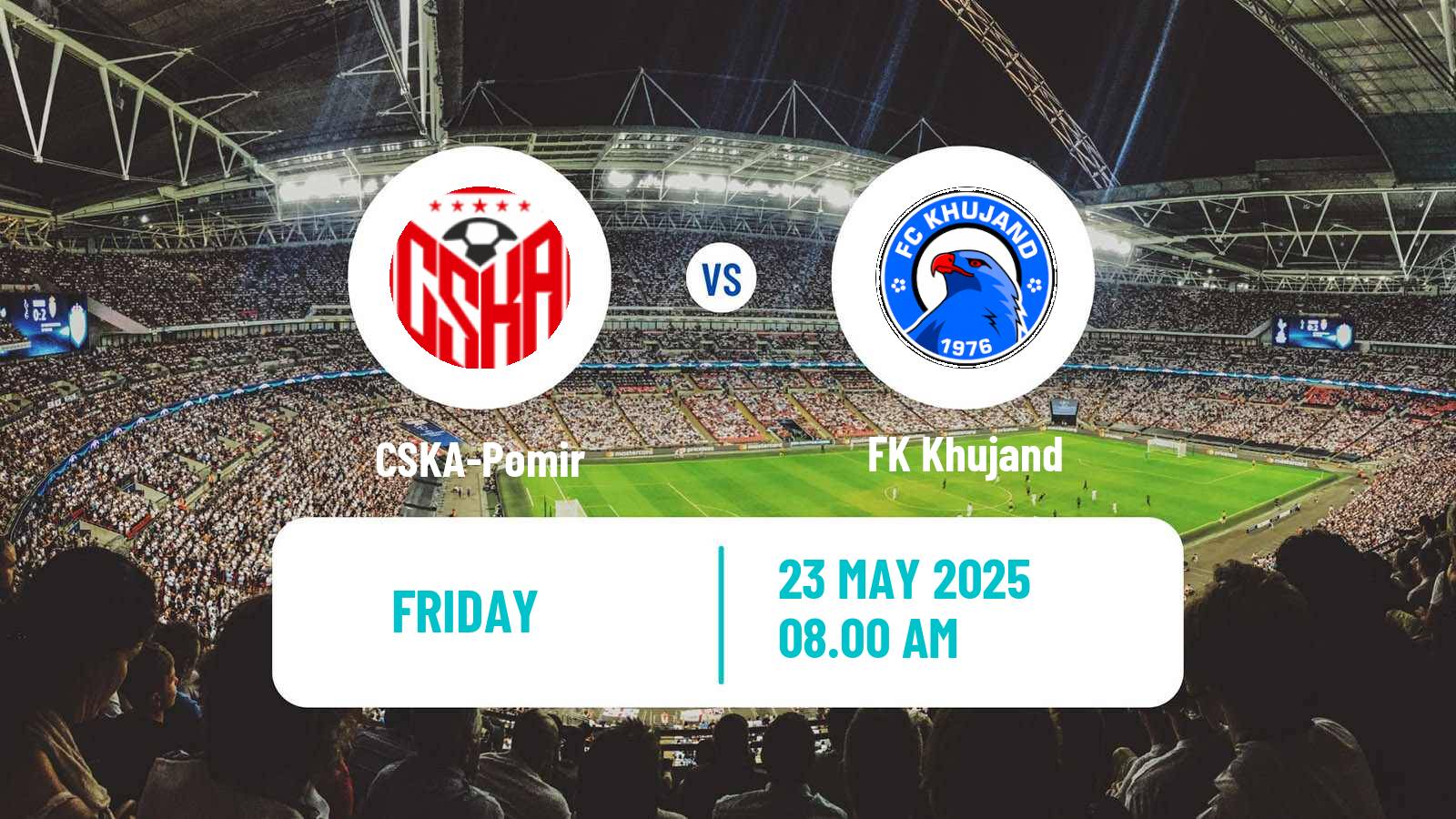 Soccer Tajik League CSKA-Pomir - Khujand