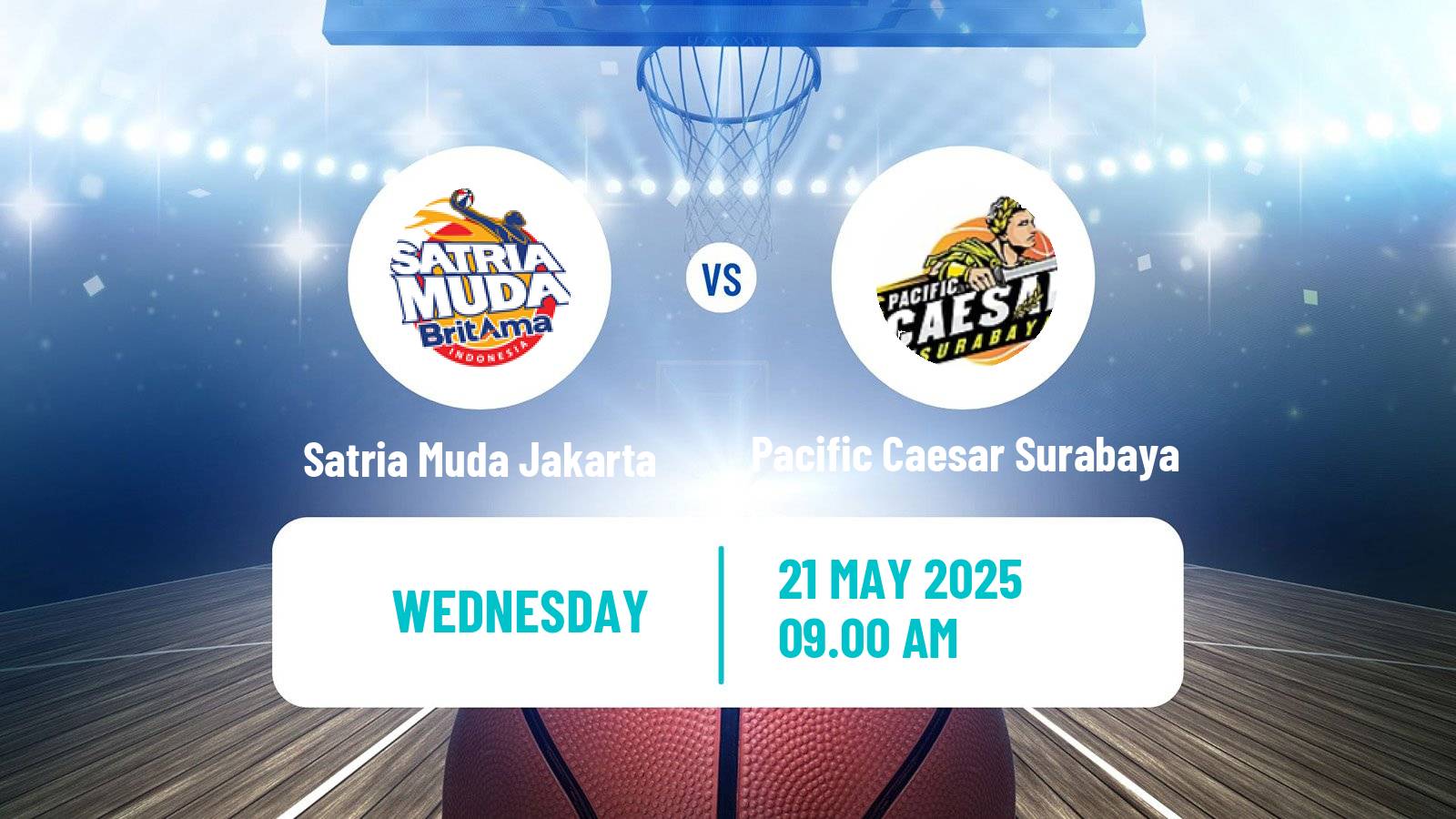 Basketball Indonesian IBL Satria Muda Jakarta - Pacific Caesar Surabaya