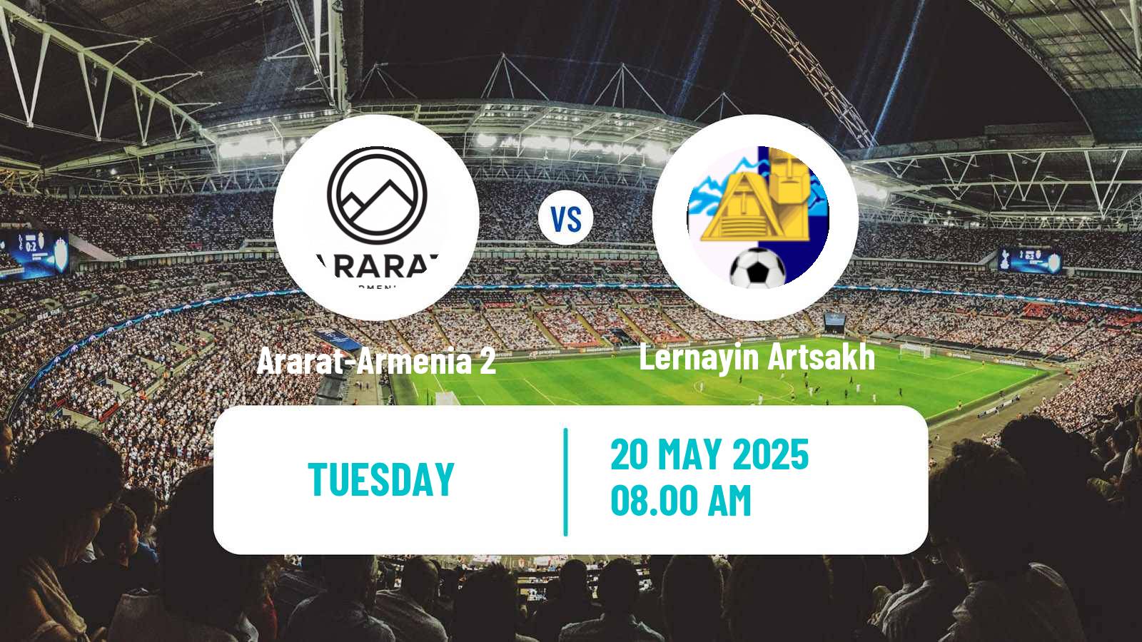 Soccer Armenian First League Ararat-Armenia 2 - Lernayin Artsakh