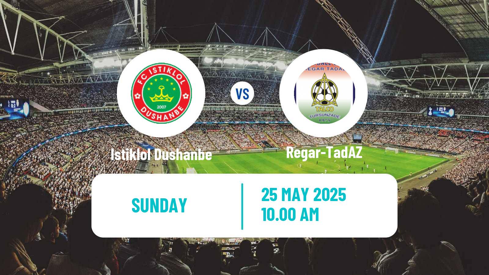 Soccer Tajik Super Cup Istiklol Dushanbe - Regar-TadAZ