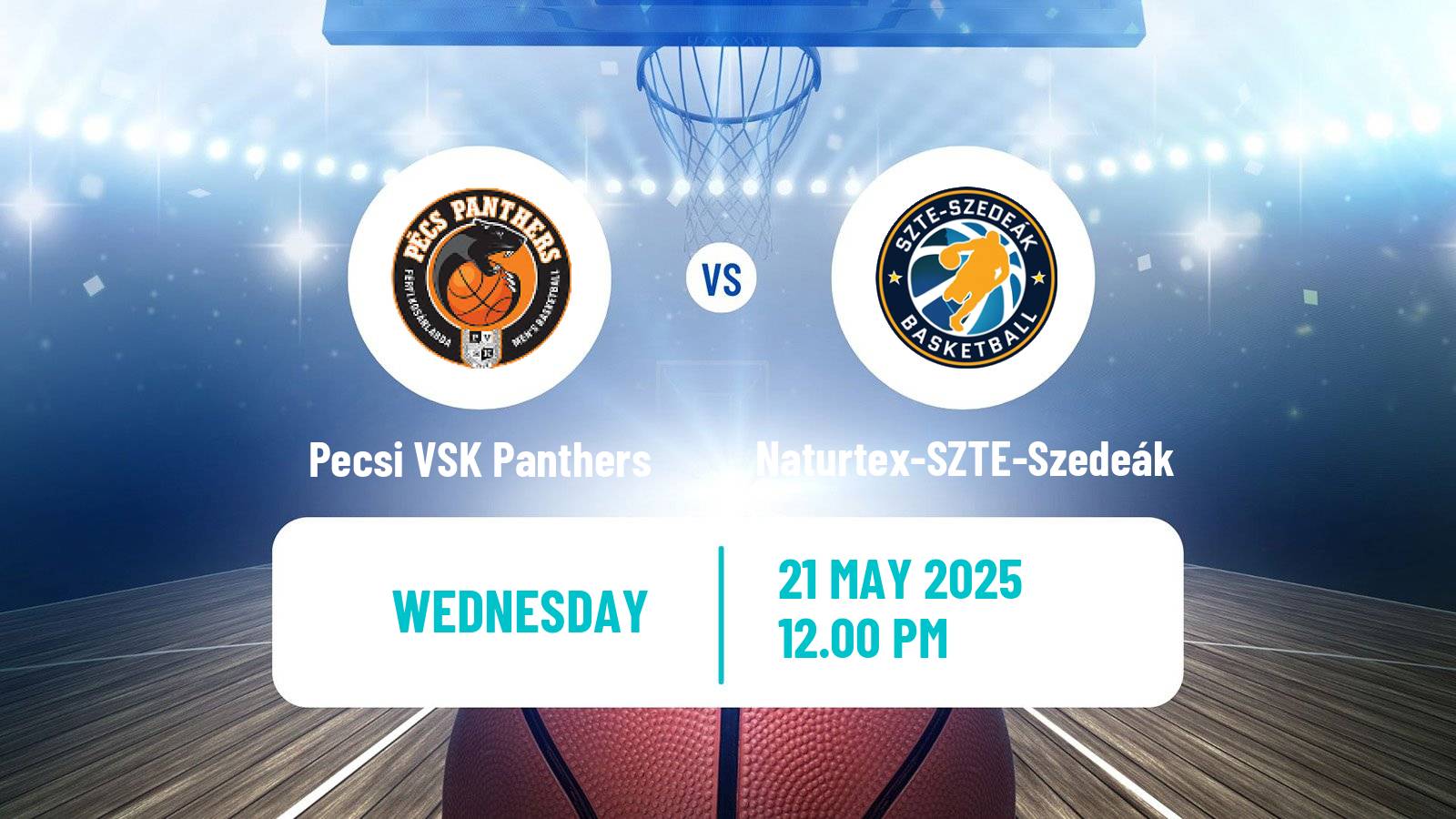Basketball Hungarian NB I Basketball Pecsi VSK Panthers - Naturtex-SZTE-Szedeák