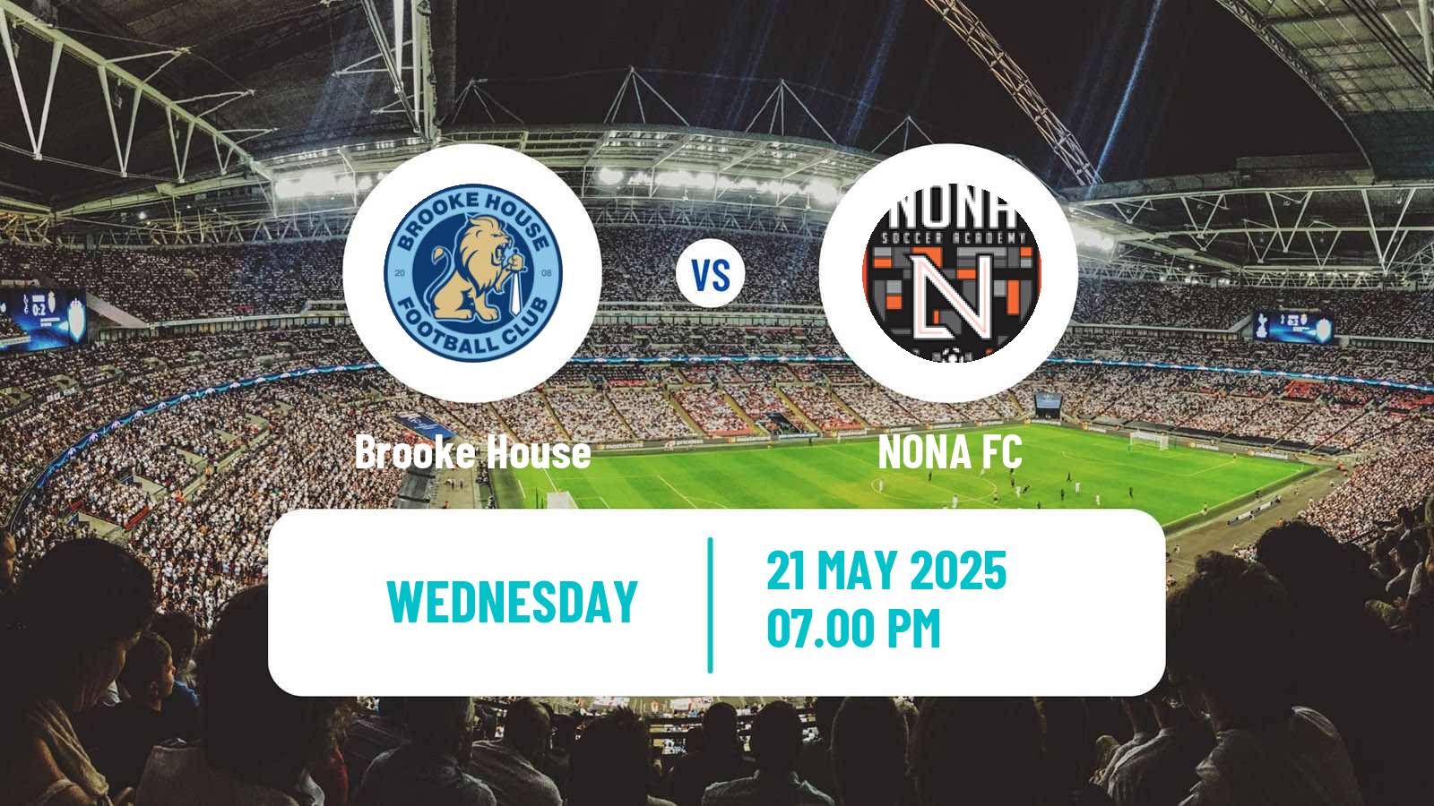 Soccer USL League Two Brooke House - NONA