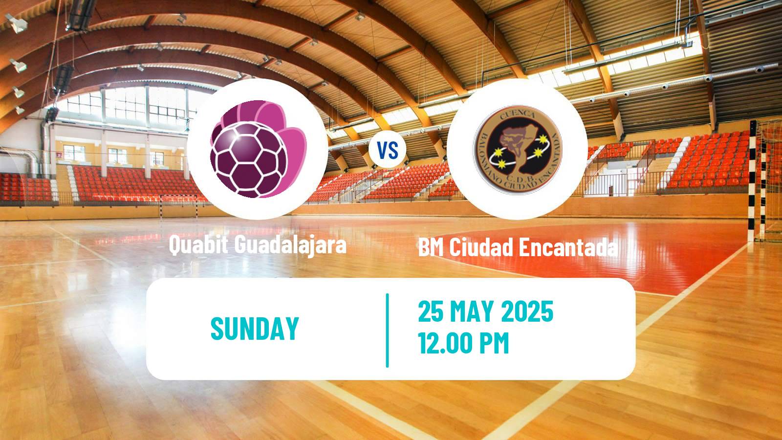 Handball Spanish Liga ASOBAL Quabit Guadalajara - BM Ciudad Encantada