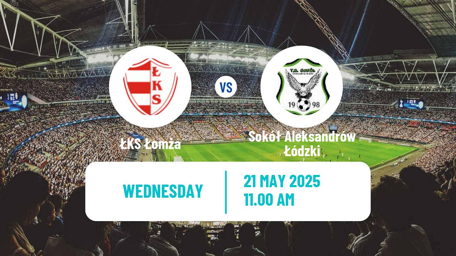 Soccer Polish Division 3 - Group I ŁKS Łomża - Sokół Aleksandrów Łódzki