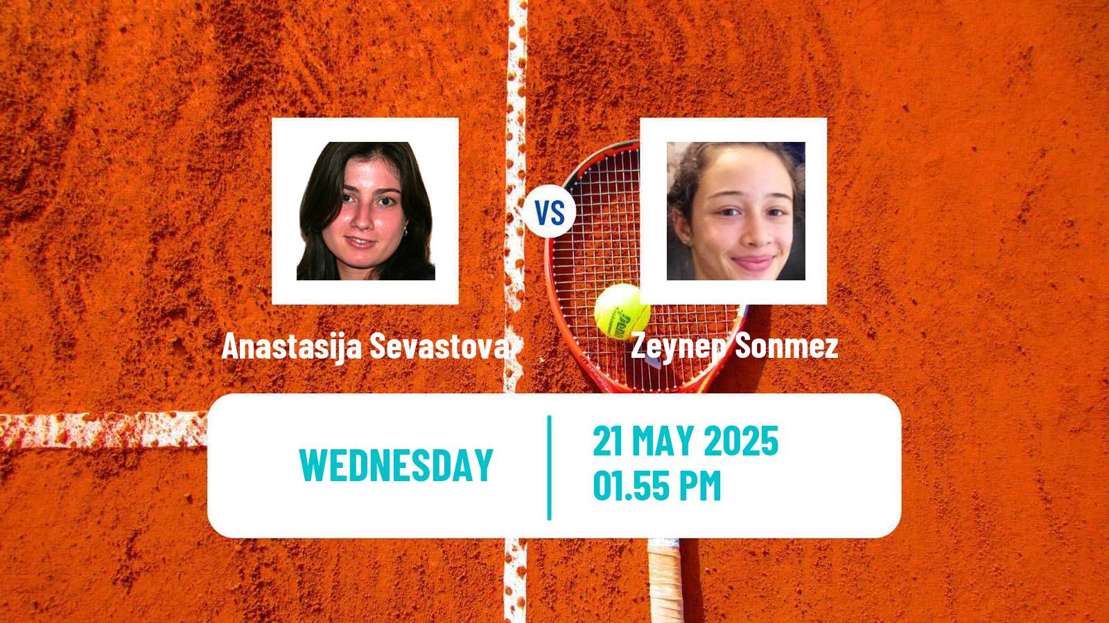 Tennis WTA Rabat Anastasija Sevastova - Zeynep Sonmez