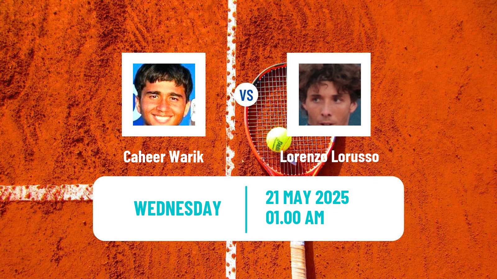 Tennis ITF M15 Tashkent Men Caheer Warik - Lorenzo Lorusso
