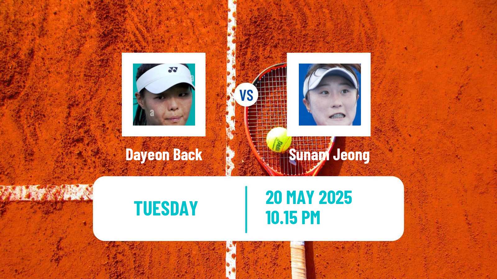Tennis ITF W35 Andong Women Dayeon Back - Sunam Jeong