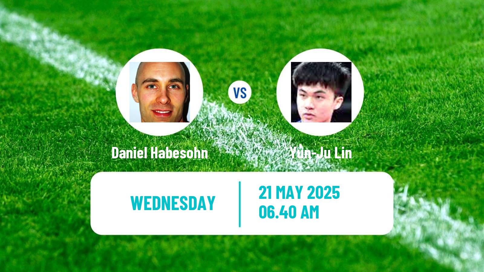 Table tennis World Championships Men Daniel Habesohn - Yun-Ju Lin