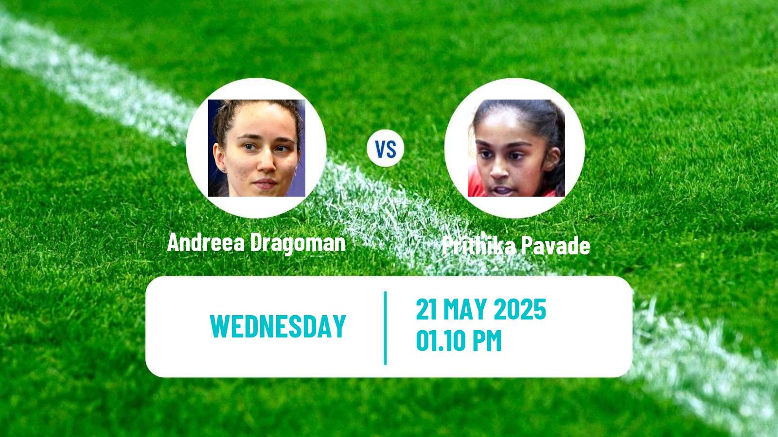 Table tennis World Championships Women Andreea Dragoman - Prithika Pavade