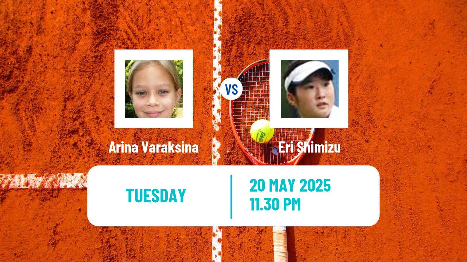 Tennis ITF W35 Andong Women Arina Varaksina - Eri Shimizu