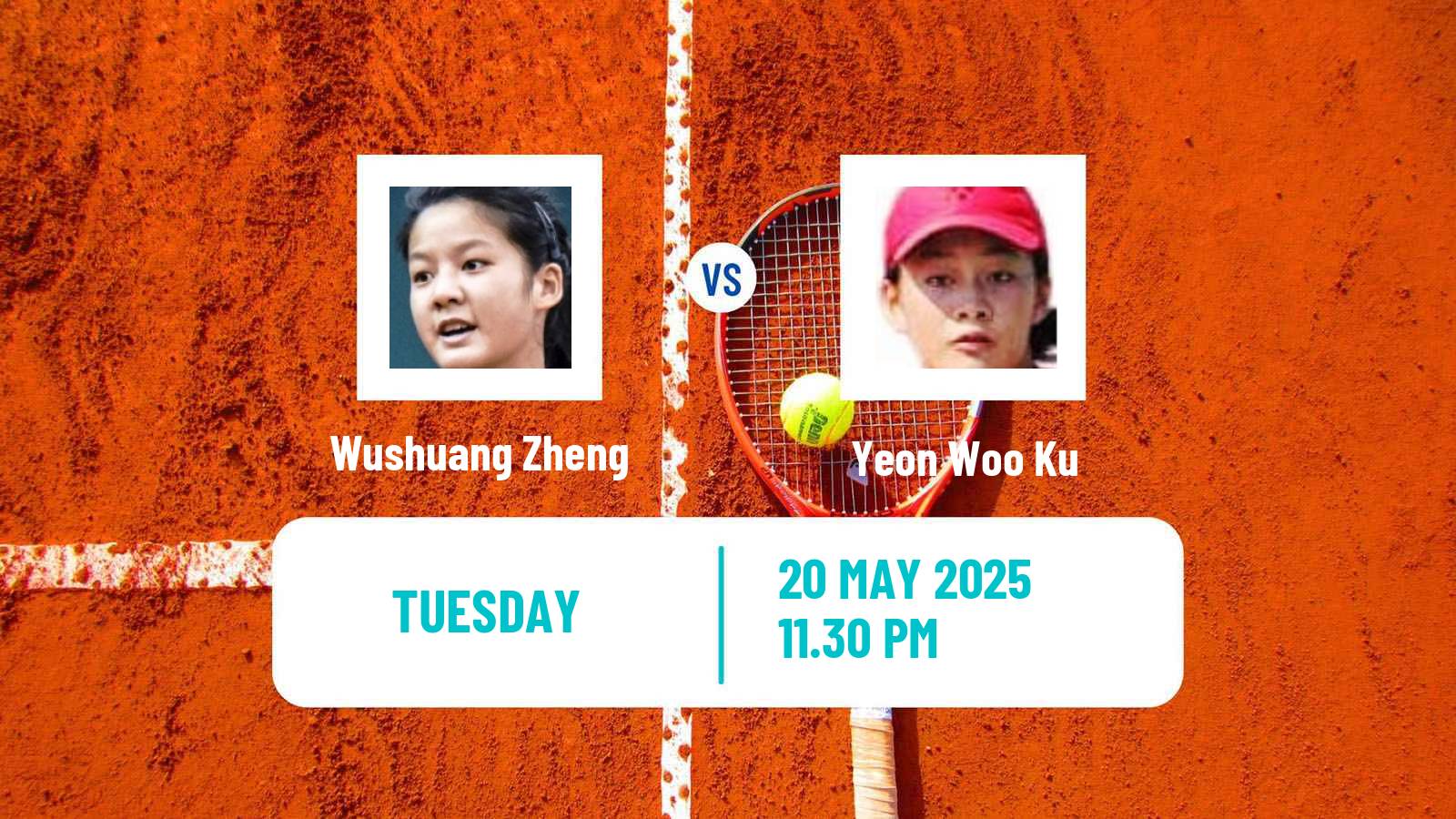 Tennis ITF W35 Andong Women Wushuang Zheng - Yeon Woo Ku
