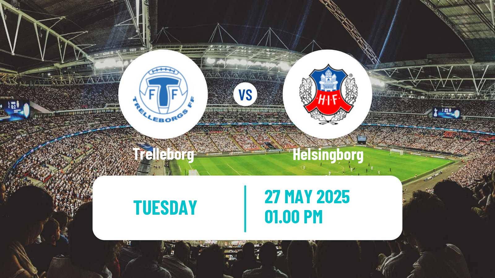 Soccer Swedish Superettan Trelleborg - Helsingborg