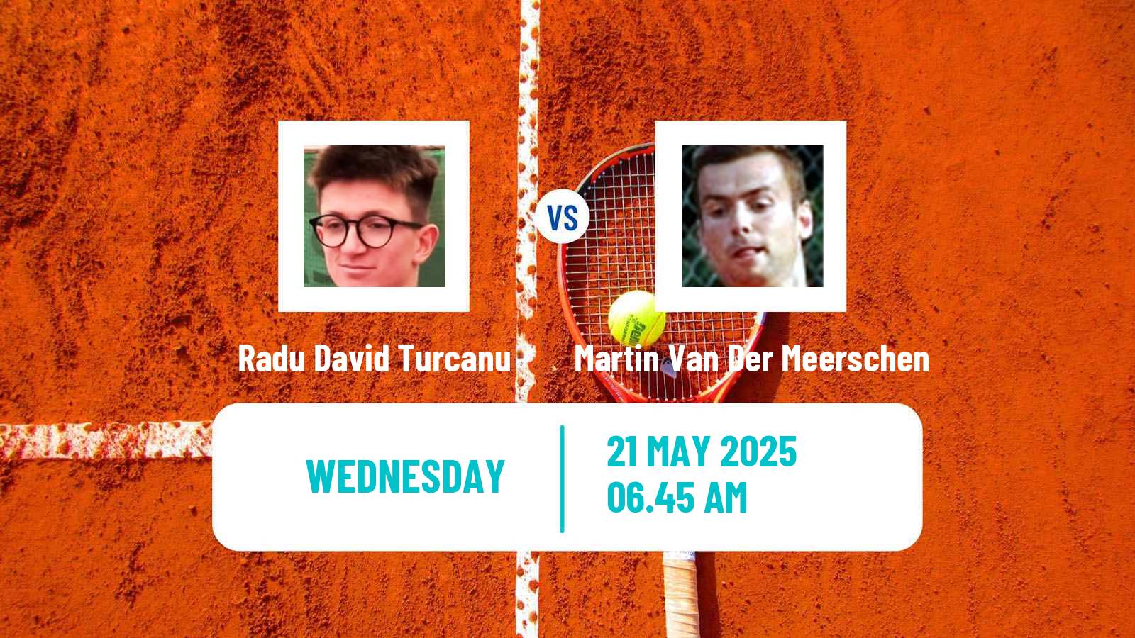 Tennis ITF M15 Bucharest 3 Men Radu David Turcanu - Martin Van Der Meerschen