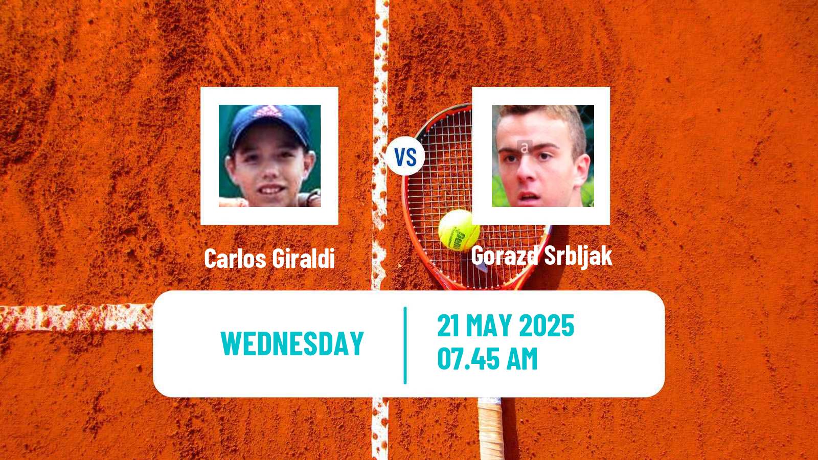 Tennis ITF M15 Kursumlijska Banja 4 Men Carlos Giraldi - Gorazd Srbljak