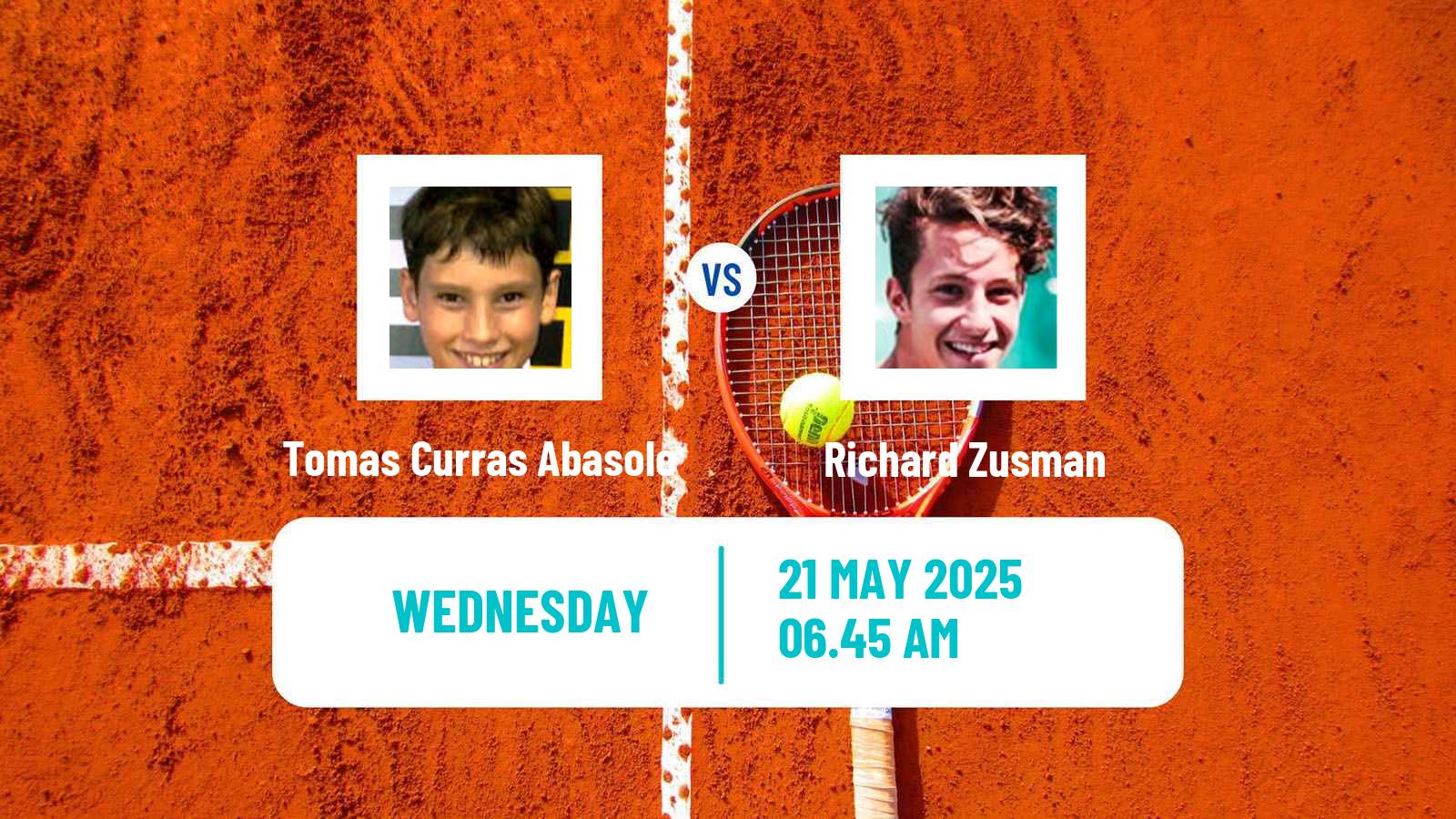 Tennis ITF M25 Mataro Men Tomas Curras Abasolo - Richard Zusman