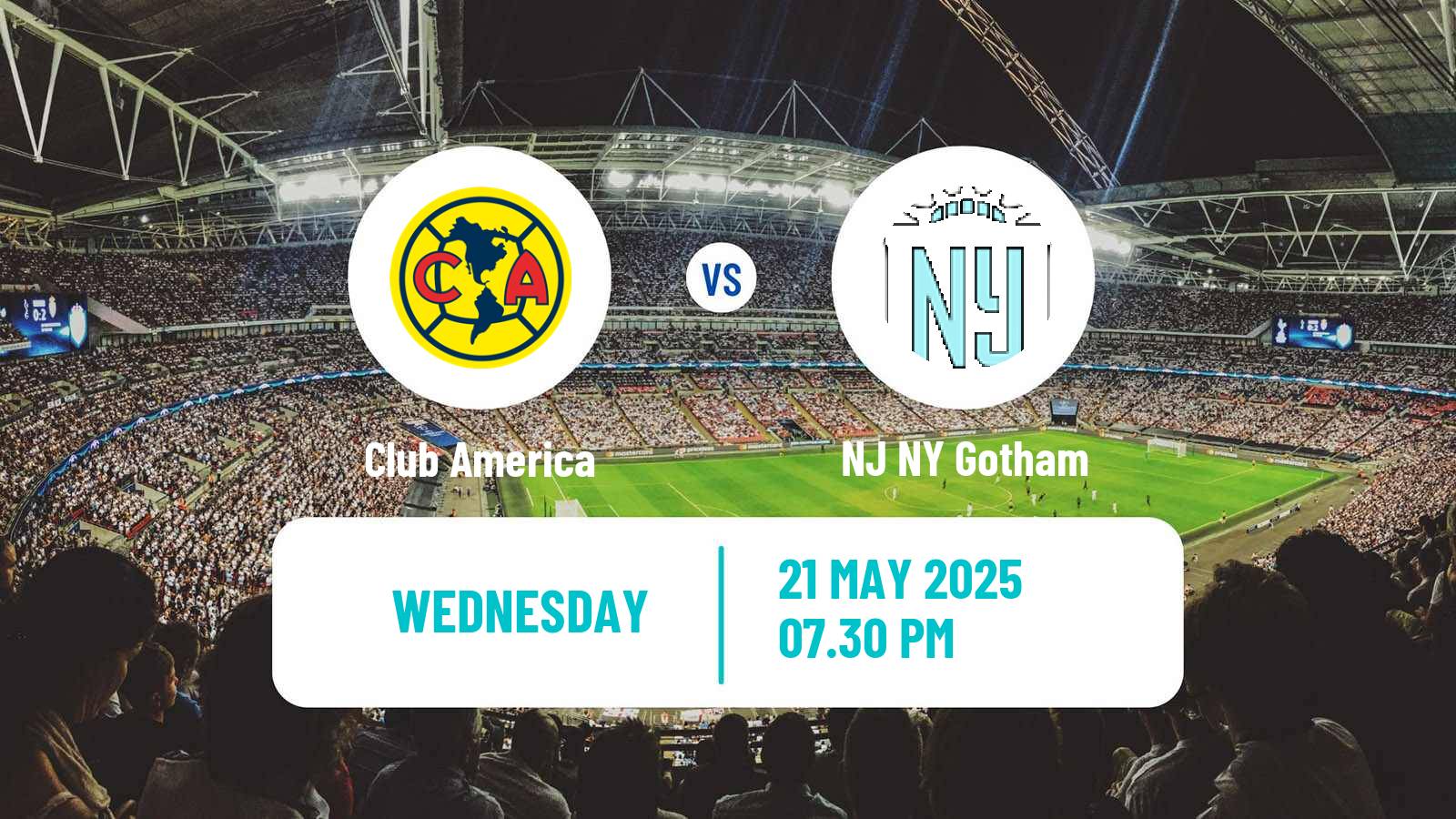 Soccer CONCACAF Champions Cup Women Club America - NJ NY Gotham