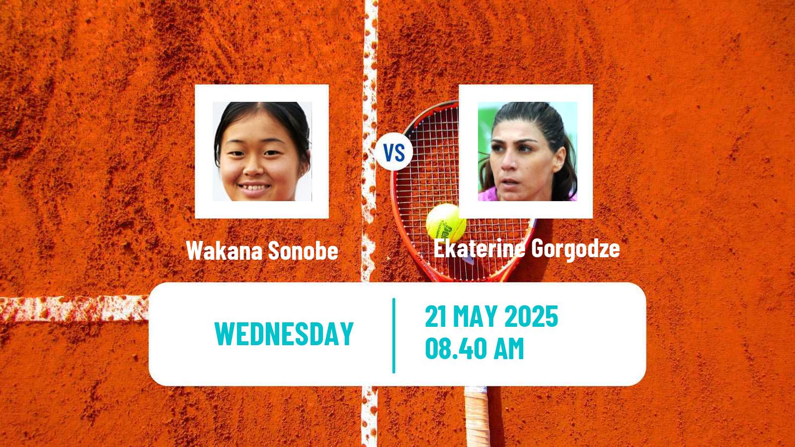 Tennis ITF W50 Portoroz Women Wakana Sonobe - Ekaterine Gorgodze