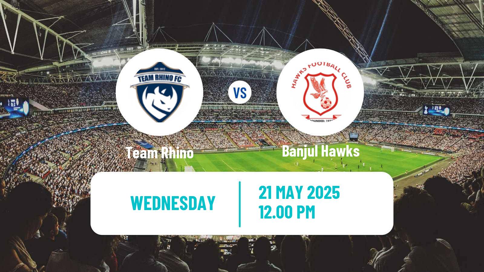 Soccer Gambian GFA League Team Rhino - Banjul Hawks