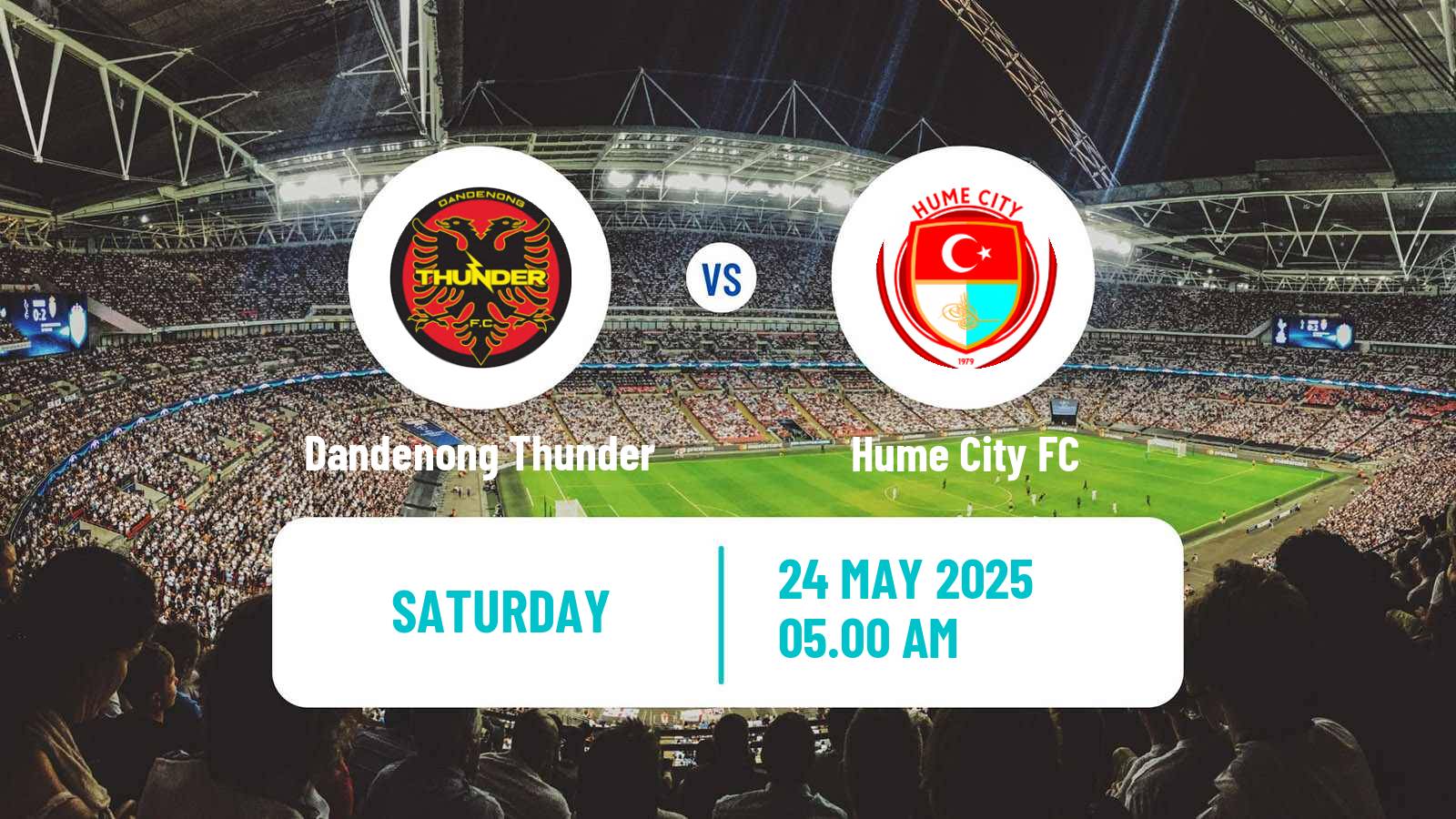 Soccer Australian NPL Victoria Dandenong Thunder - Hume City
