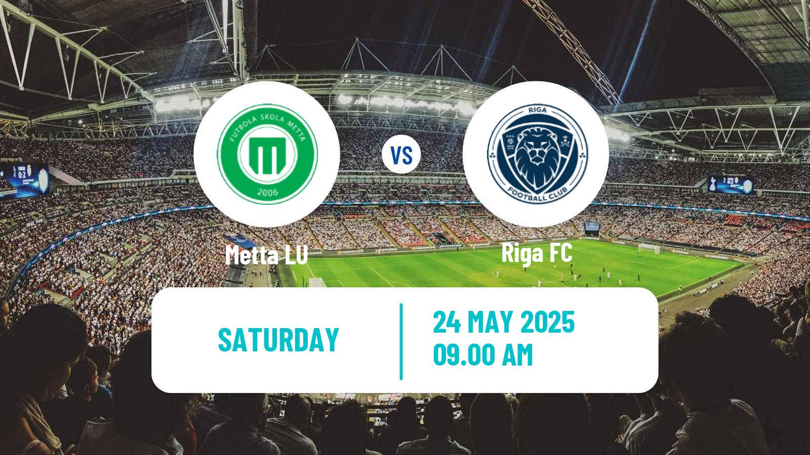 Soccer Latvian Virsliga Metta LU - Riga
